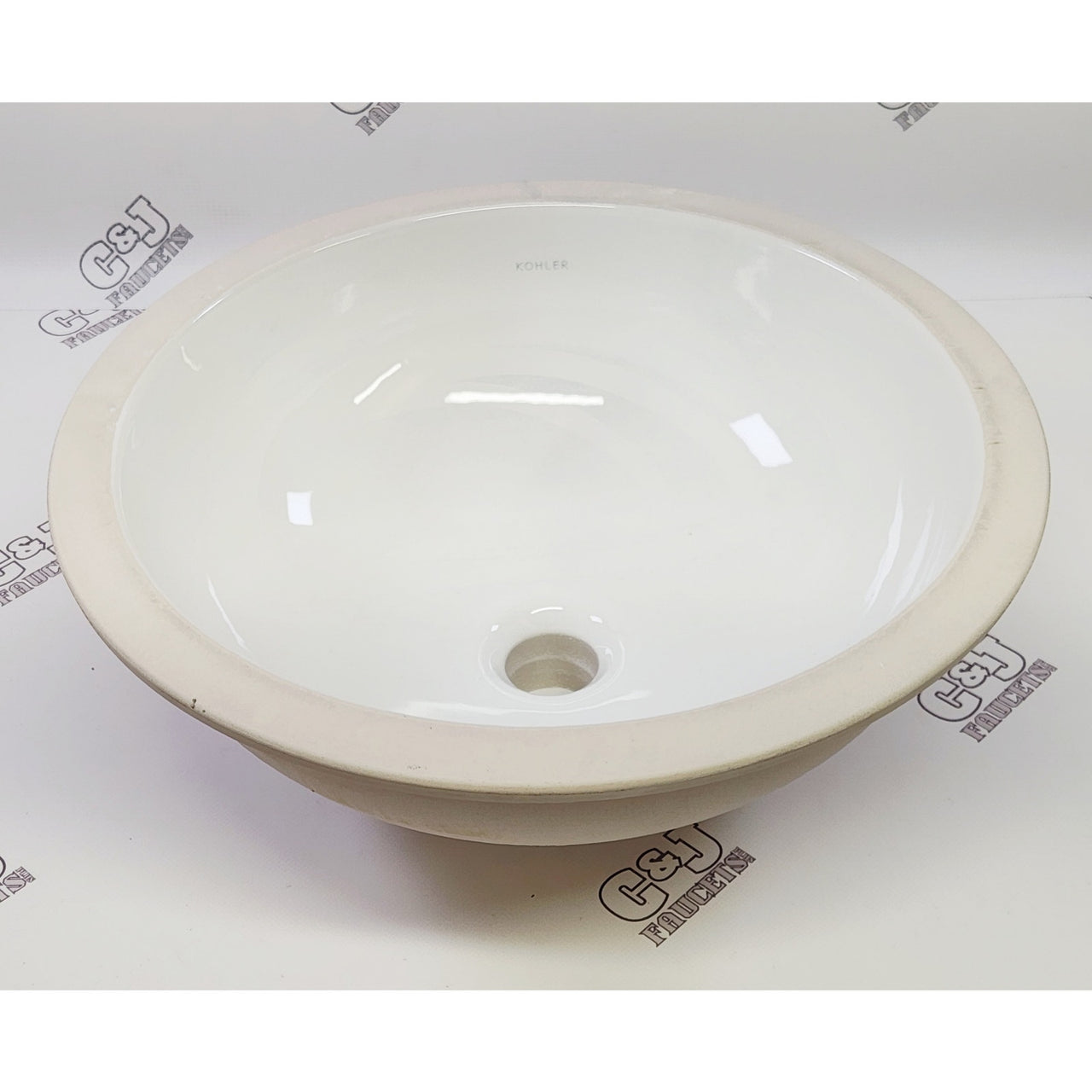 Kohler 29000-0 Caxton 16-1/8" Round Undermount Bathroom Sink - White