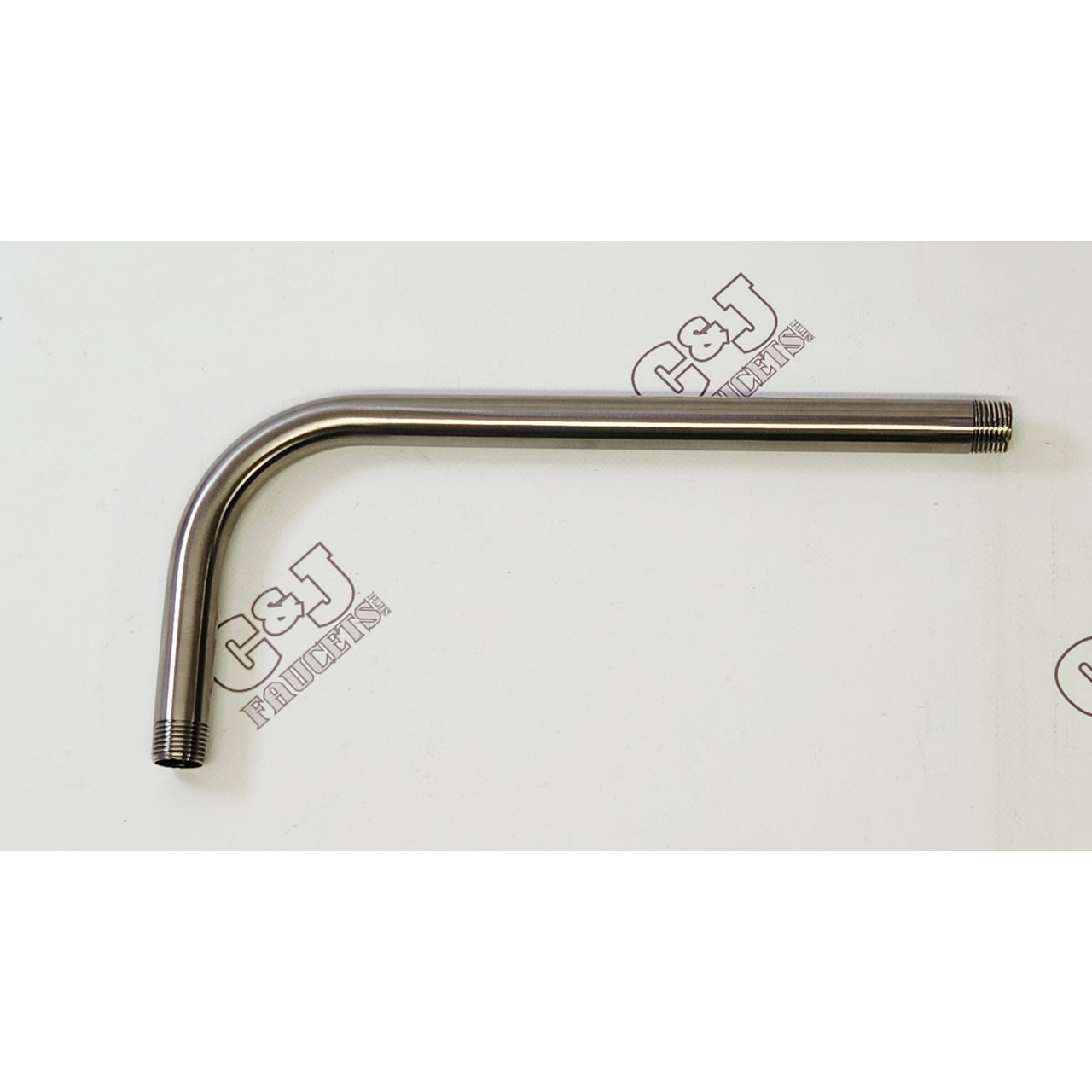 Signature Hardware 483910 12-3/8" Shower Arm and Flange - Brushed Nickel READ