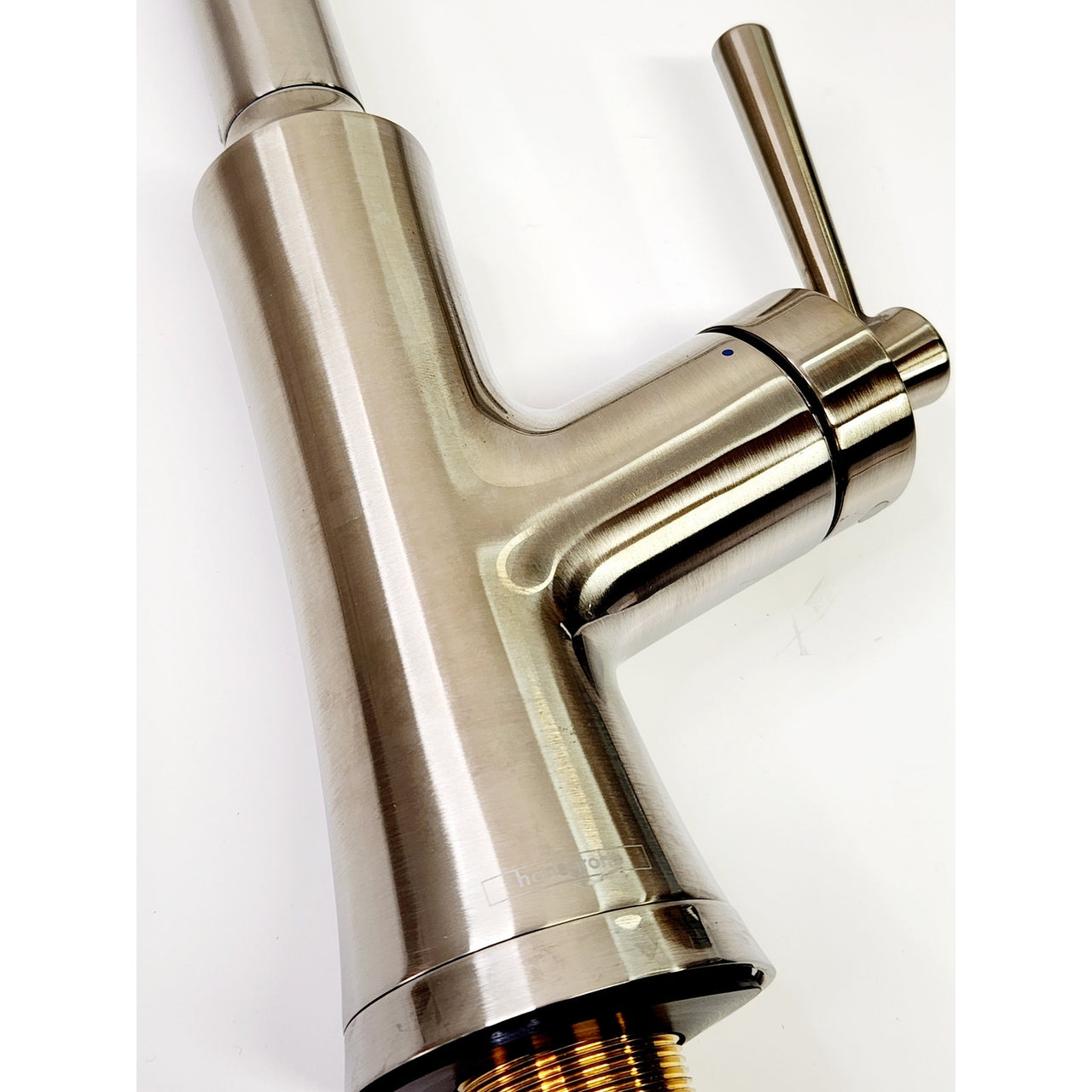 hansgrohe 04793800 Joleena Pull Down High Arc Kitchen Faucet - Steel Optic READ