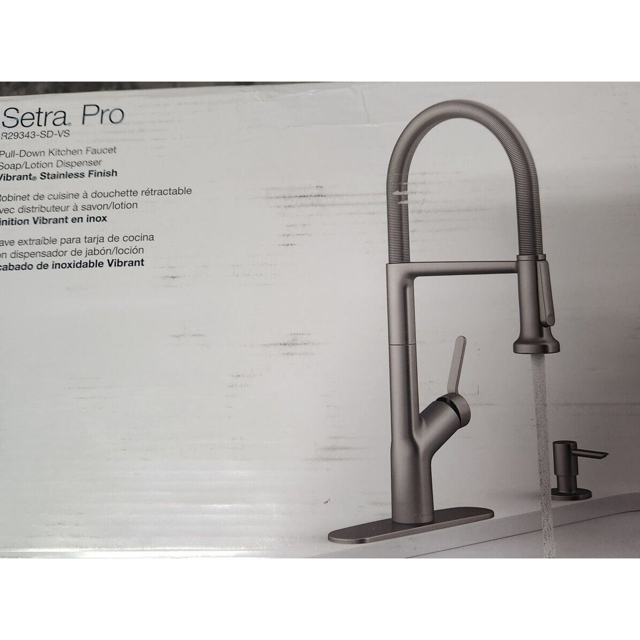 Kohler R29343-SD-VS Setra Pro Pull-Down Kitchen Faucet - Vibrant Stainless