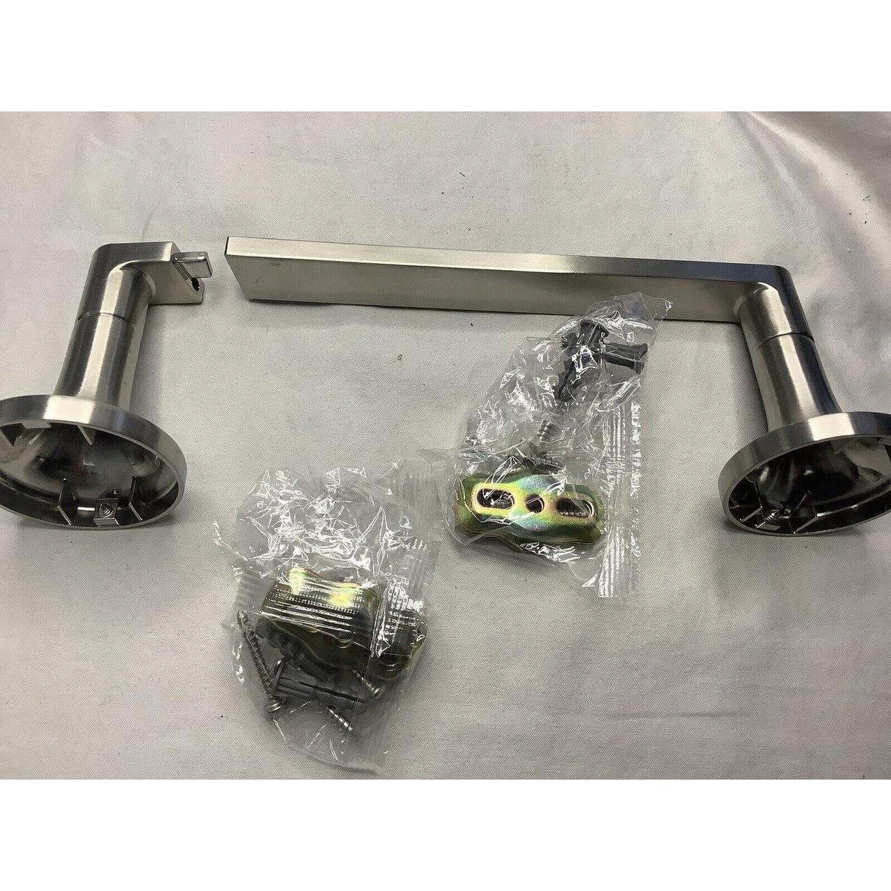 Signature Hardware 466406 Lentz Pivoting Toilet Paper Holder - Brushed Nickel