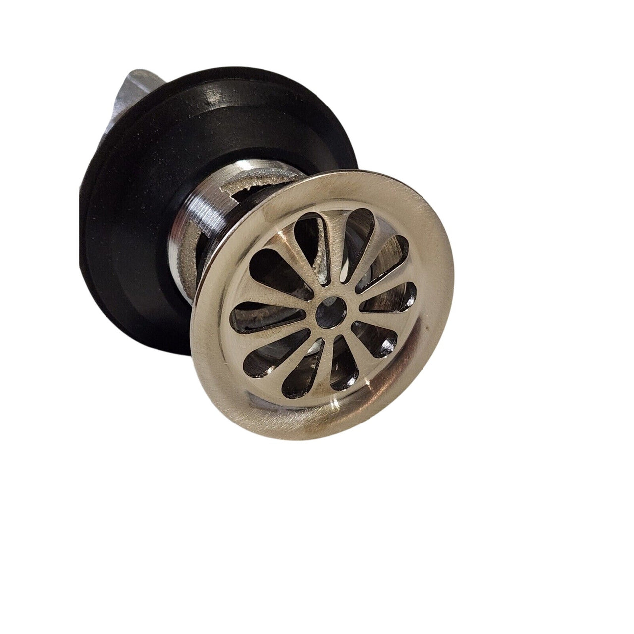 Kohler 7129-A-VS Bathroom Grid Drain with Overflow - Vibrant Stainless