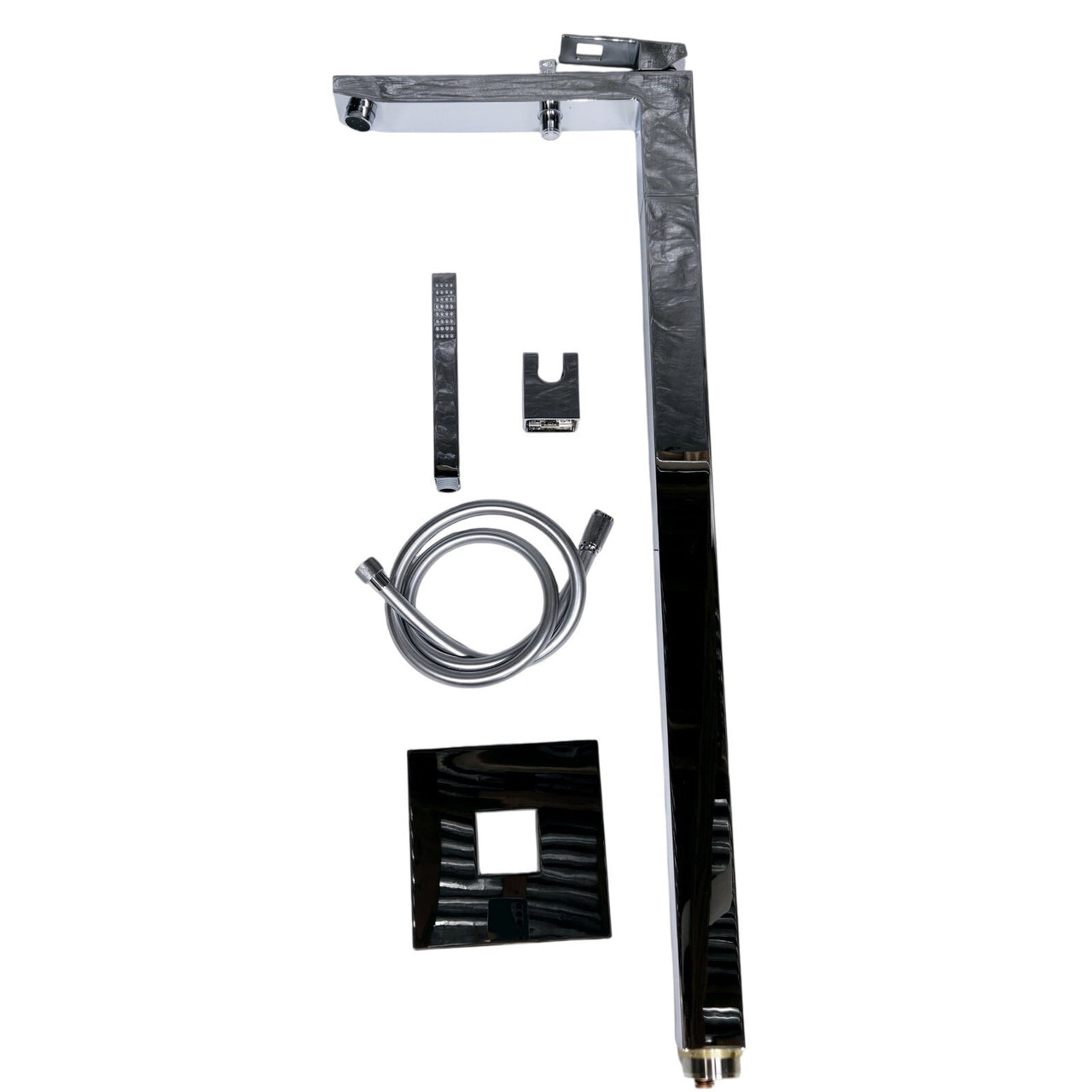Grohe 23672001 Eurocube Floor Mounted Tub Filler with Hand Shower - Chrome *READ