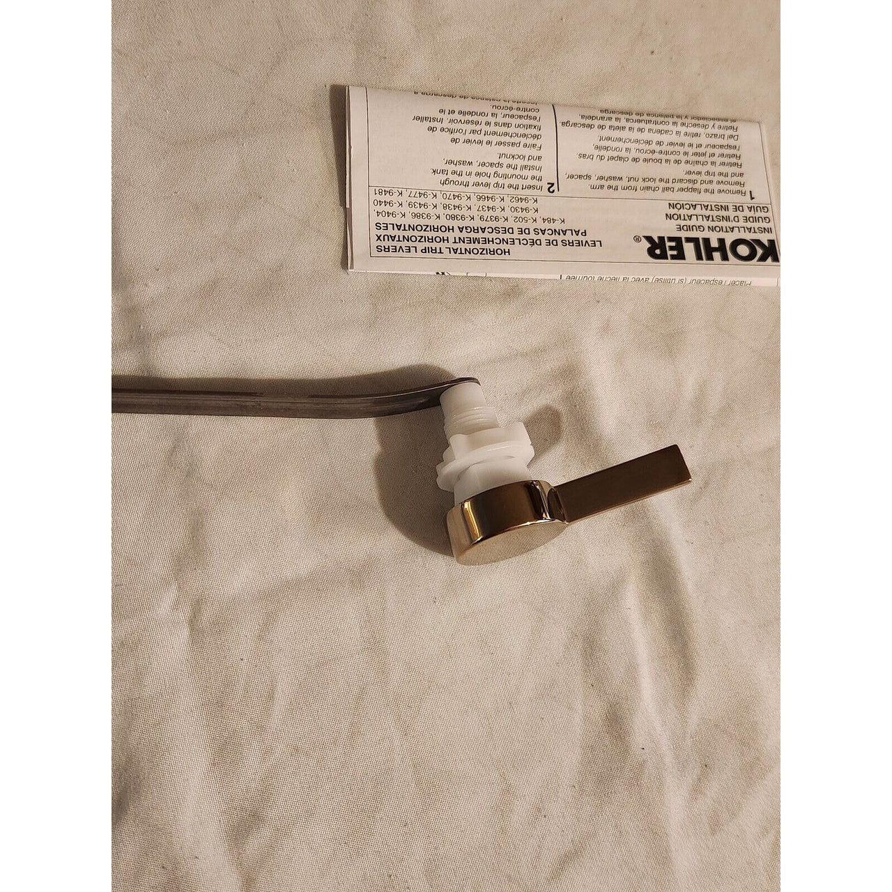 Kohler 9466-L-AF Cimarron Trip Lever - Vibrant French Gold