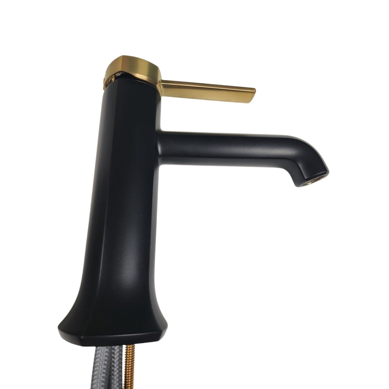 Kohler 27000-4-BMB Occasion Bathroom Faucet, 1.2 gpm - Matte Black/Moderne Brass