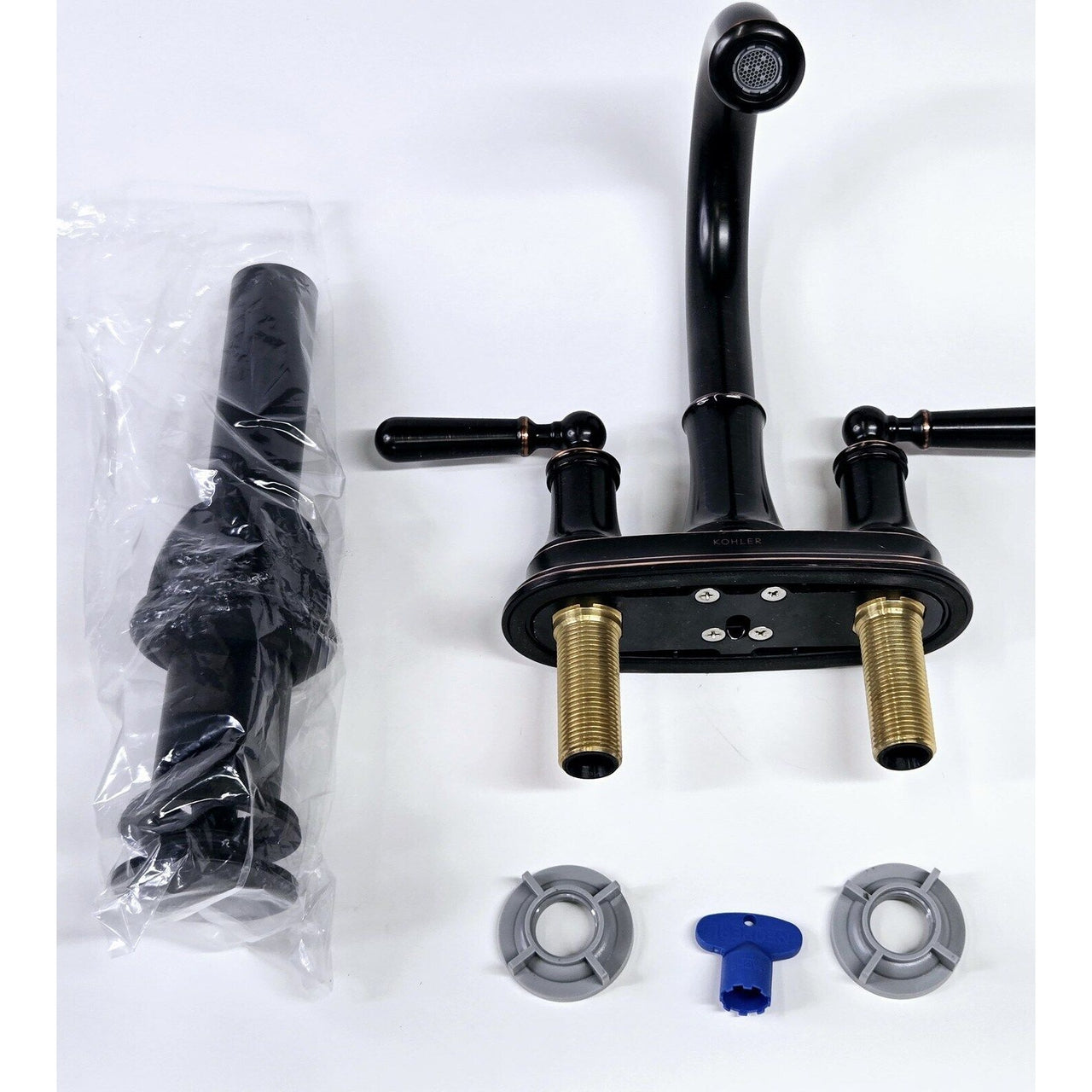 Kohler R30581-4D-2BZ Capilano 4" Centerset Bathroom Faucet - Oil-Rubbed Bronze