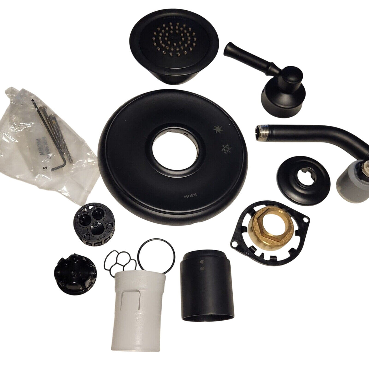 Moen UT2182EPBL Dartmoor M-CORE 2 Shower Trim Kit, No Valve - Matte Black *READ