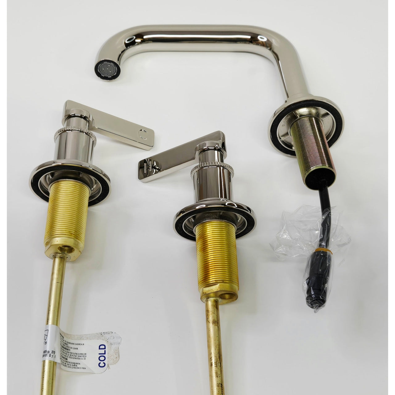 Kohler 35908-4-SN Castia 1.2 GPM Widespread Bathroom Faucet-Polished Nickel READ
