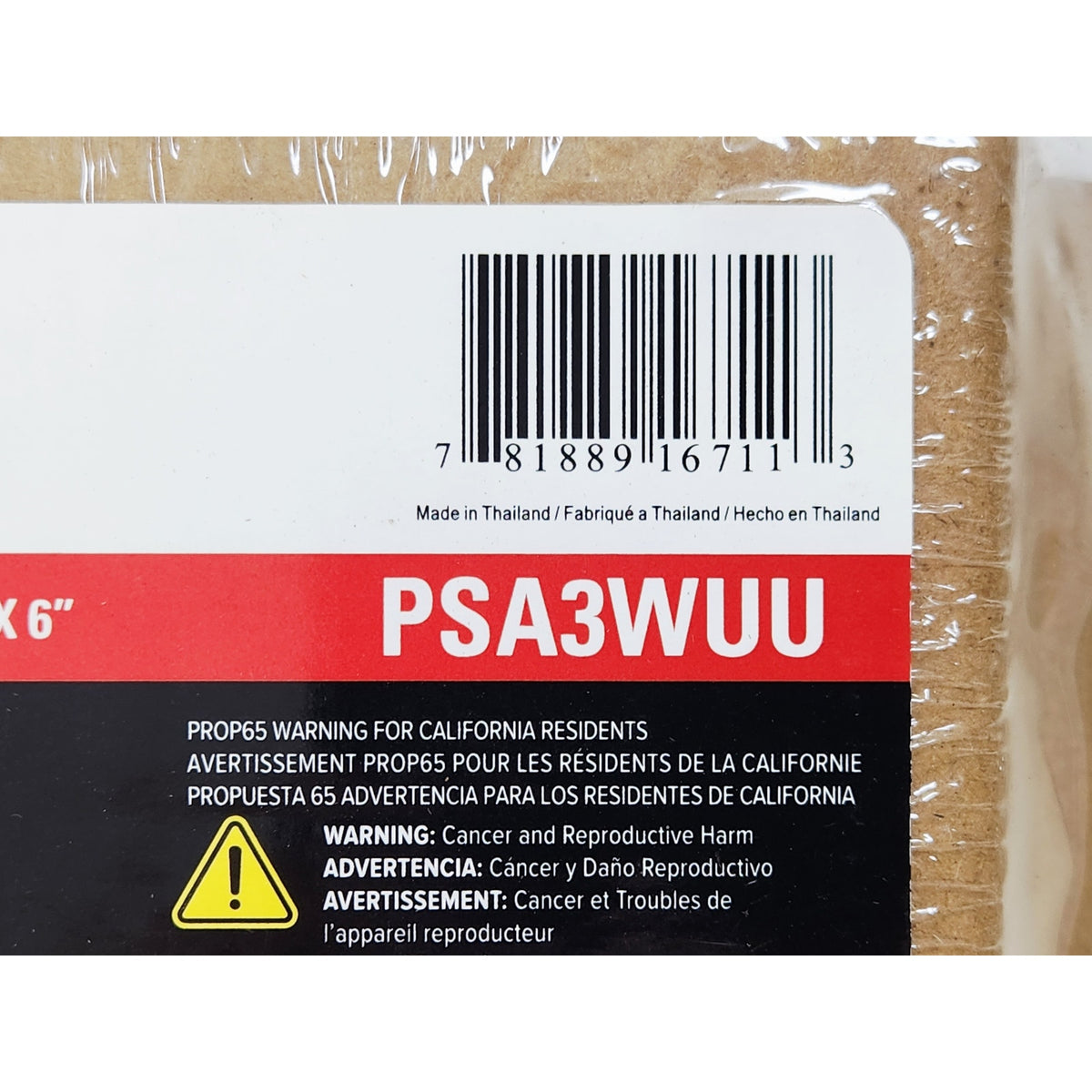 Proselect PSA3WUU 6" x 6" Ceiling Wall Diffuser 3 Way Air Flow Vent Cover White