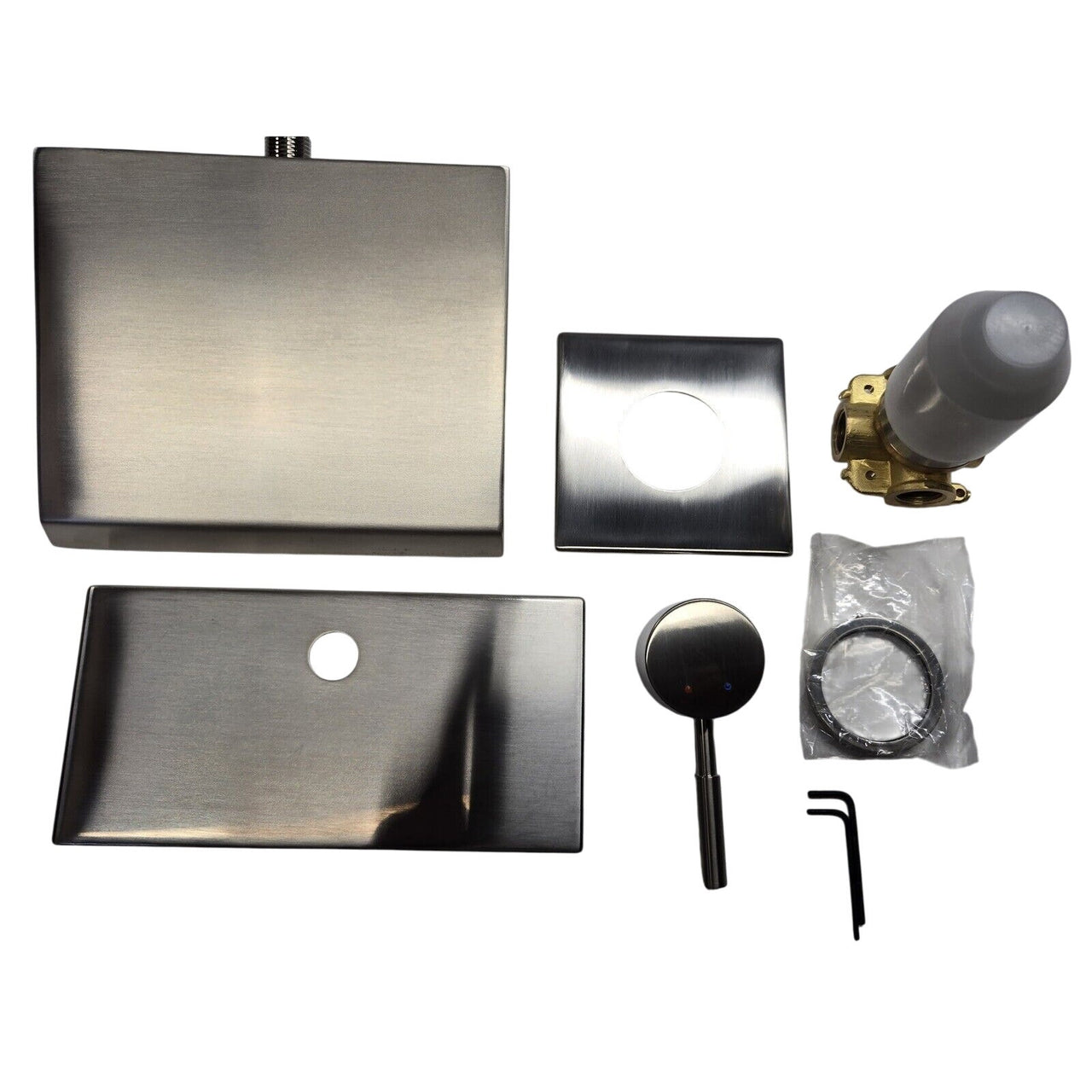 Signature Hardware 378993 Lavelle Waterfall Tub Filler with Valve-Brushed Nickel