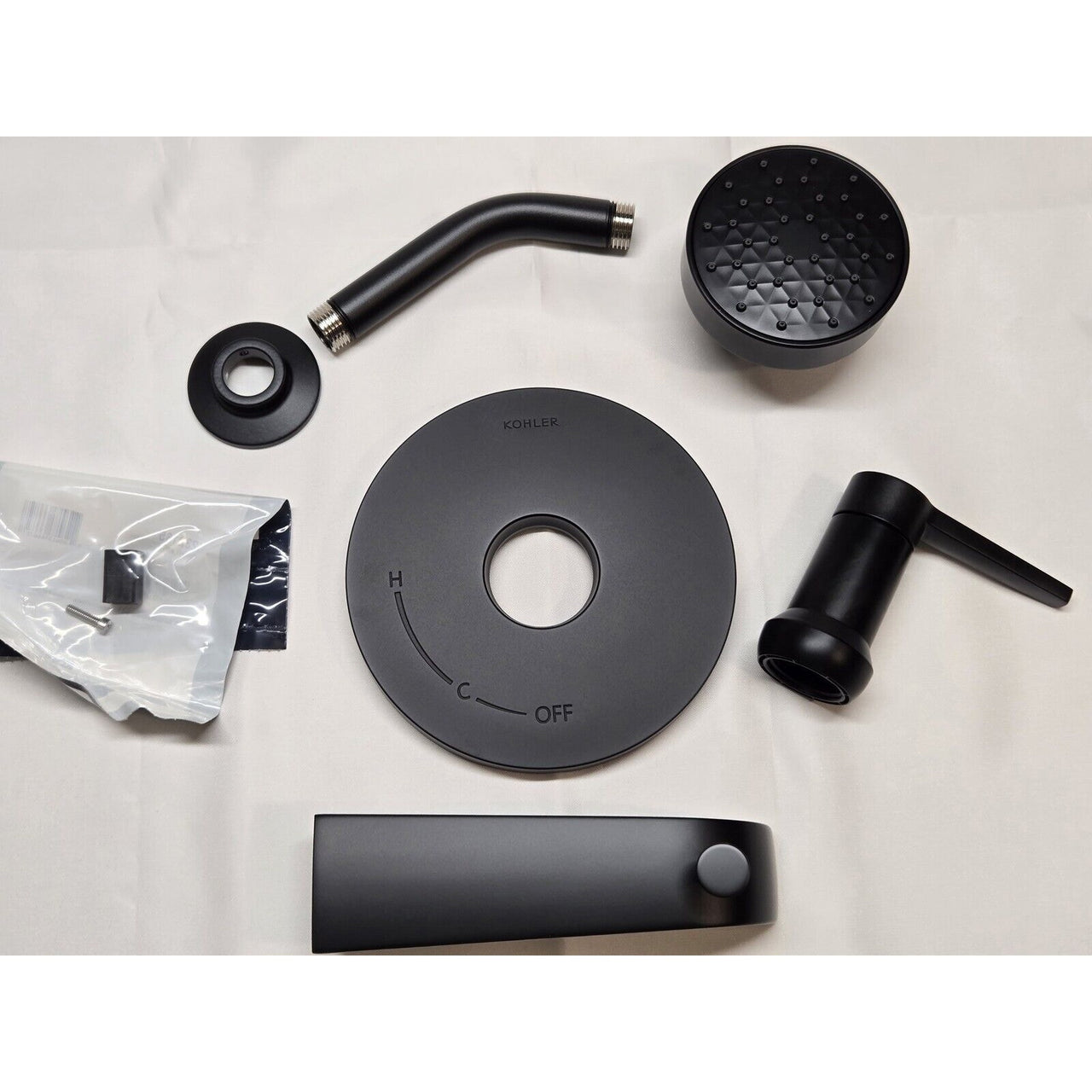 Kohler TS97074-4G-BL Pitch Bath and Shower Trim Kit, 1.75 GPM - Matte Black
