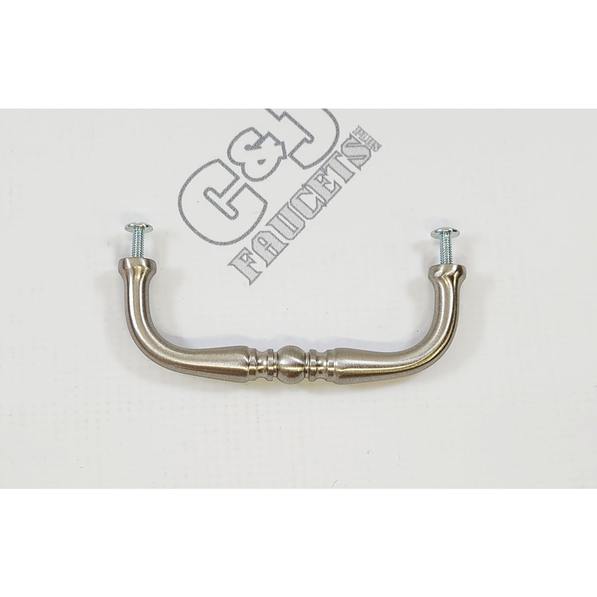 Baldwin 4964.150.BIN Estate Colonial 4" Cabinet Pull - Satin Nickel