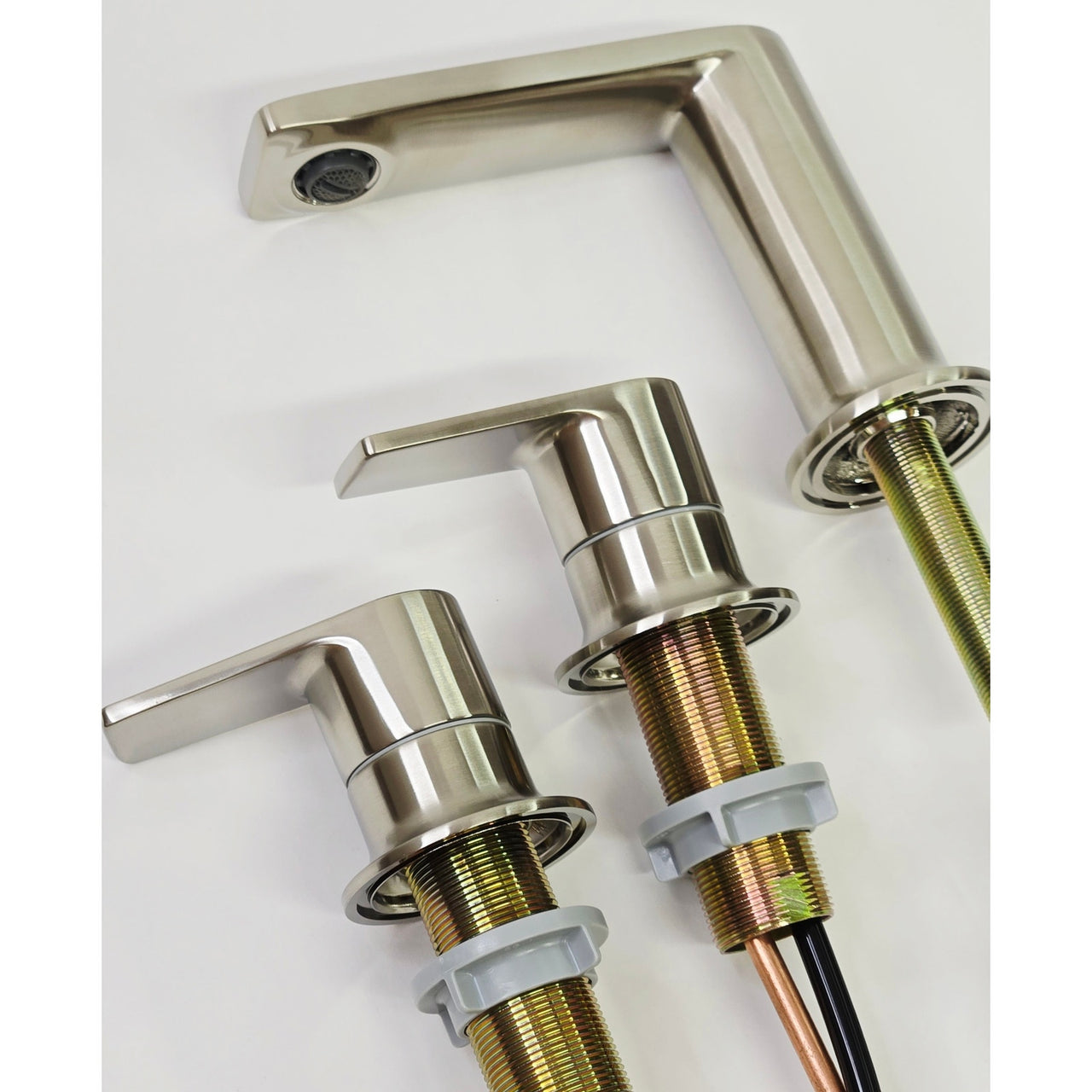 Signature Hardware 482807 Berwyn Widespread Bathroom Faucet - Brushed Nickel
