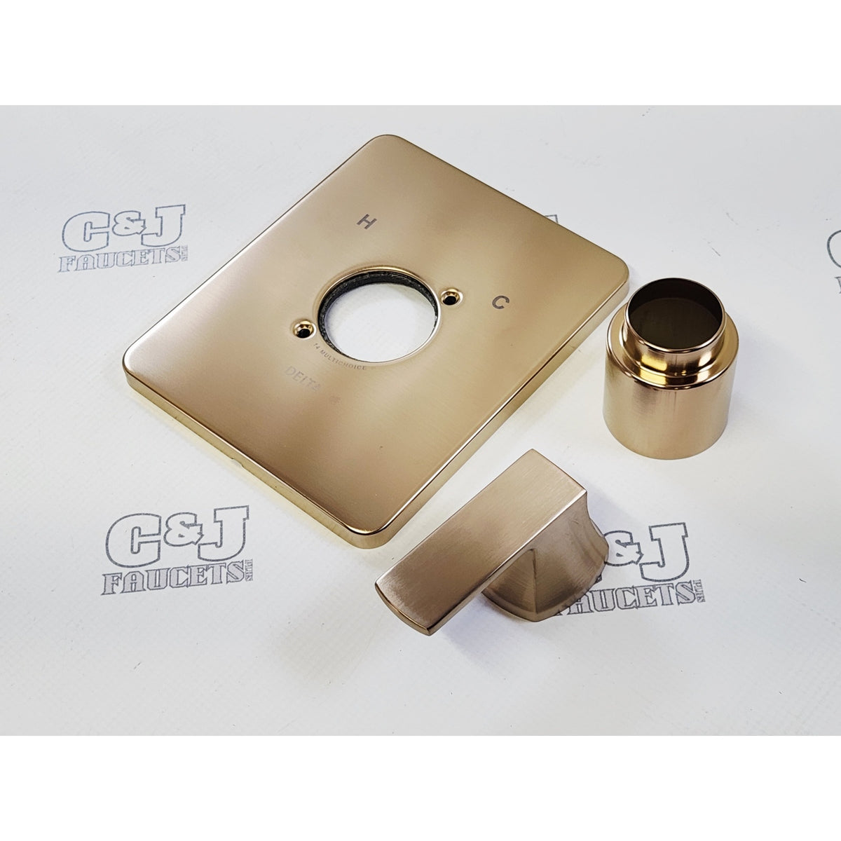 Delta T14237-CZ Velum 1.75 GPM Shower Tub Trim Kit - Champagne Bronze READ