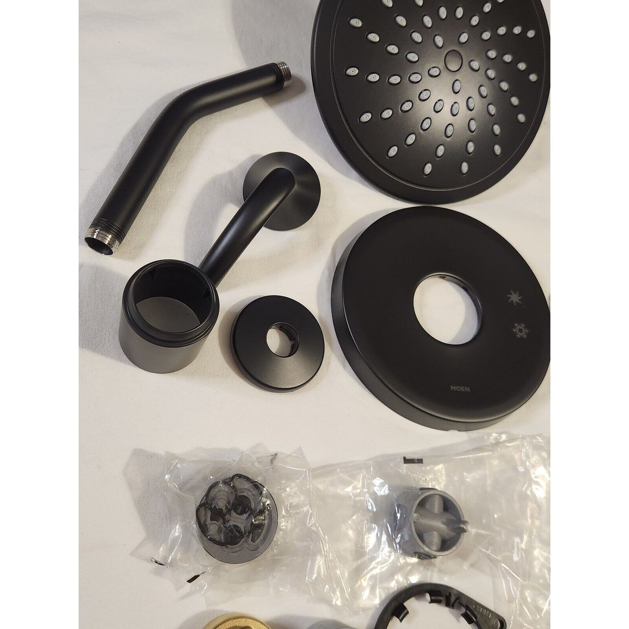 Moen UT2842EPBL Glyde M-CORE 2-Series Shower Trim Kit, No Valve - Matte Black