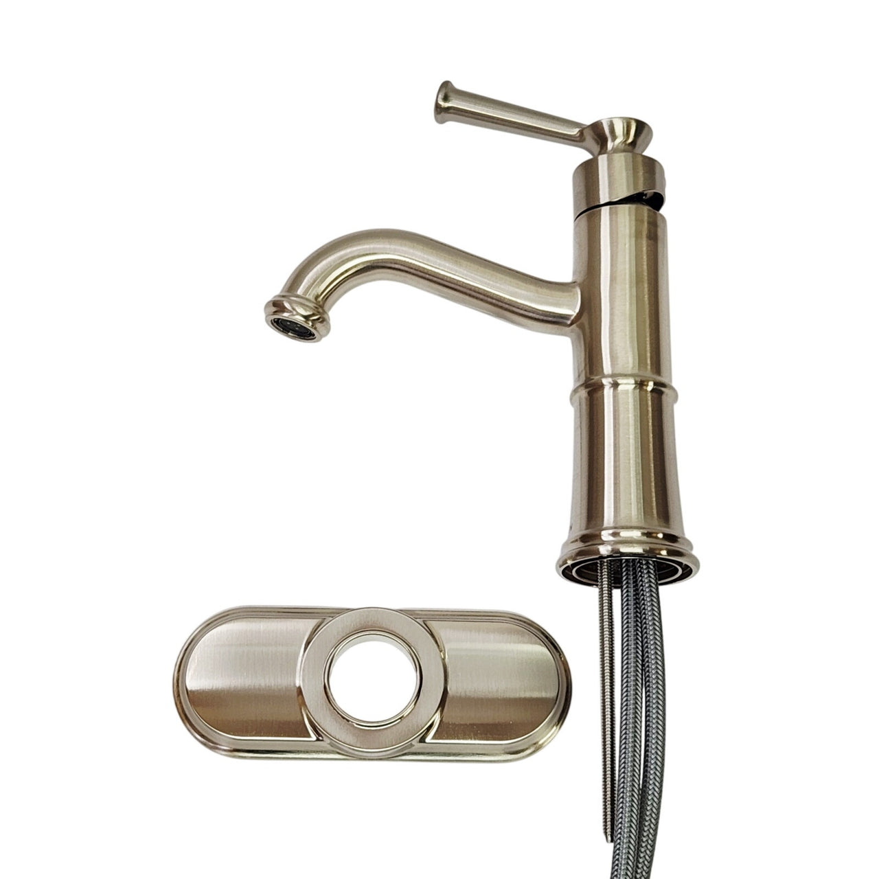 Moen 6402BN Belfield 1.2 GPM Single Hole Bathroom Faucet - Brushed Nickel