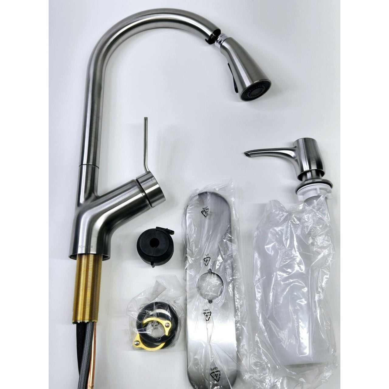 Kohler R22897-SD-VS Setra Pull-Down Kitchen Faucet - Vibrant Stainless