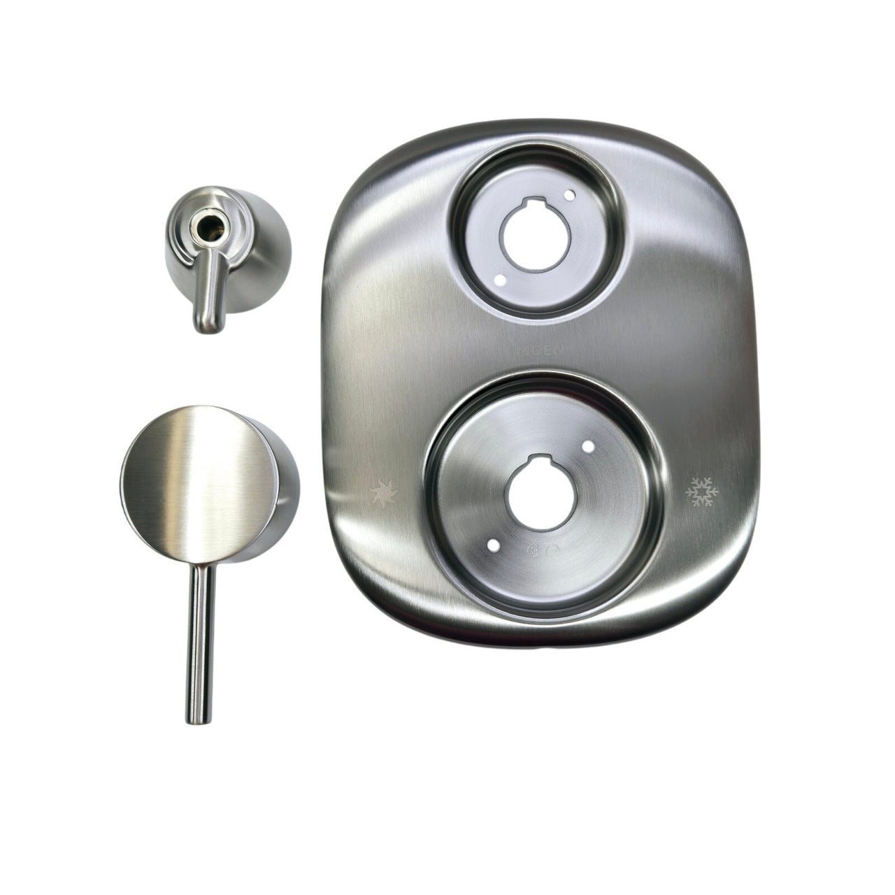 Moen T3290BN Align 3 Function Valve Trim with Integrated Diverter-Brushed Nickel