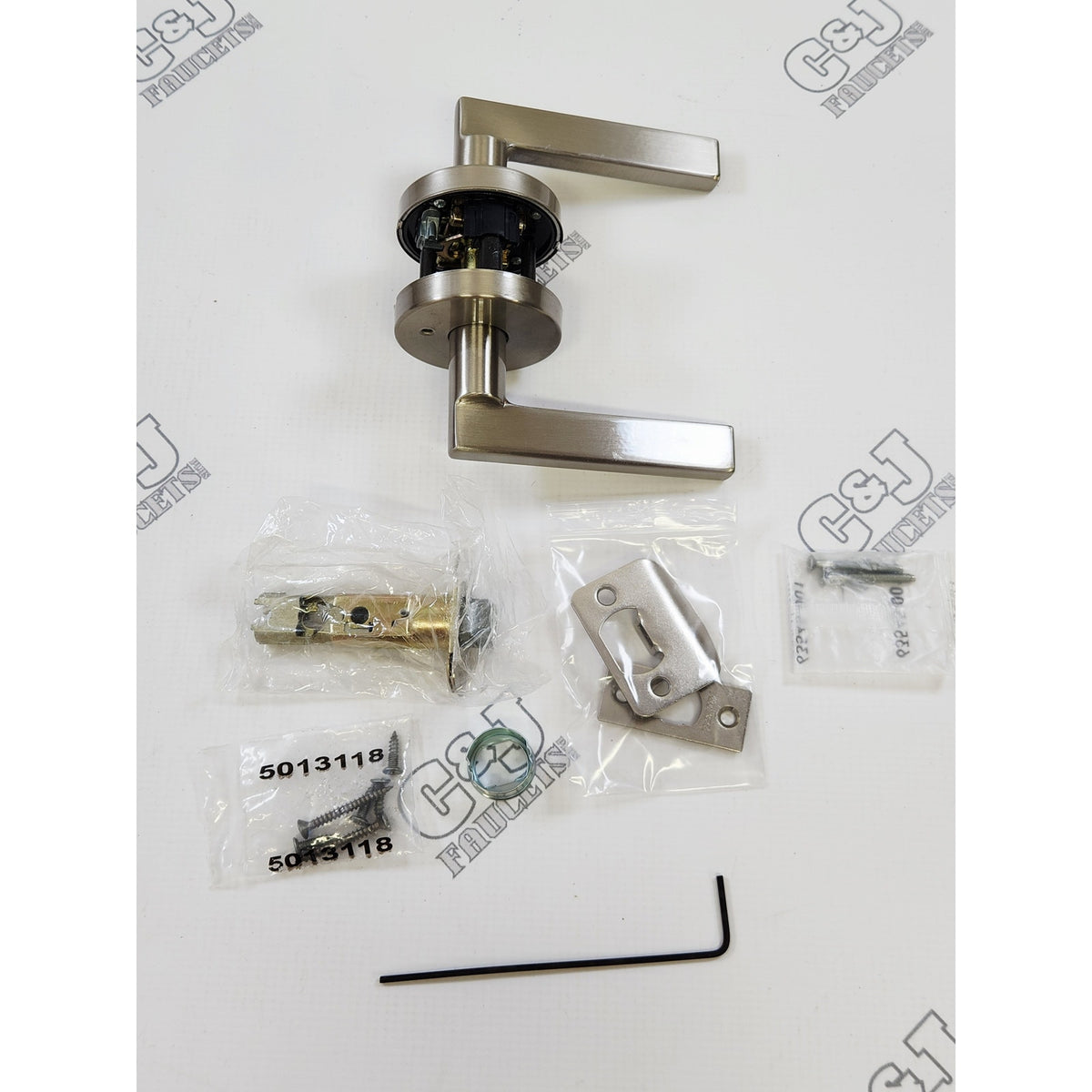 Kwikset 730HFL RDT 15 6AL RCS Halifax Bed/Bath Privacy Lever - Satin Nickel READ