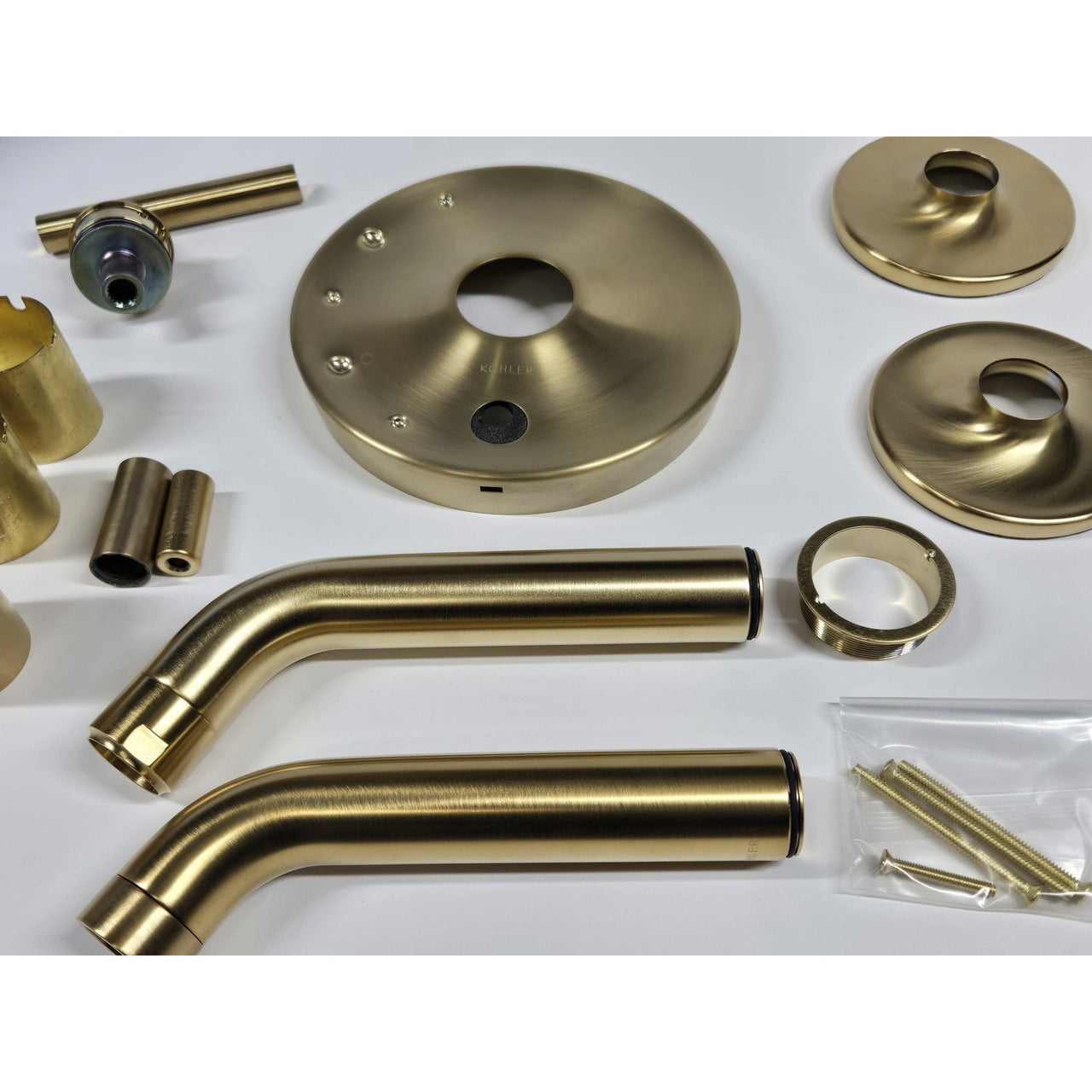 Kohler T14420-4L-2MB Purist Bath and Shower Trim Kit - Brushed Moderne Brass