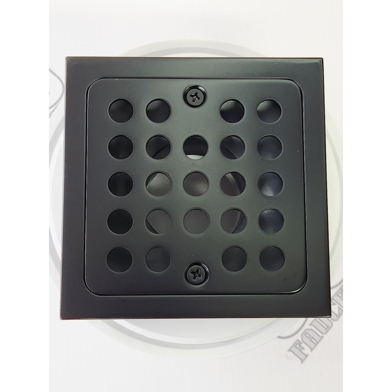 Signature Hardware 449283 Menlo Square Shower Drain - Matte Black READ