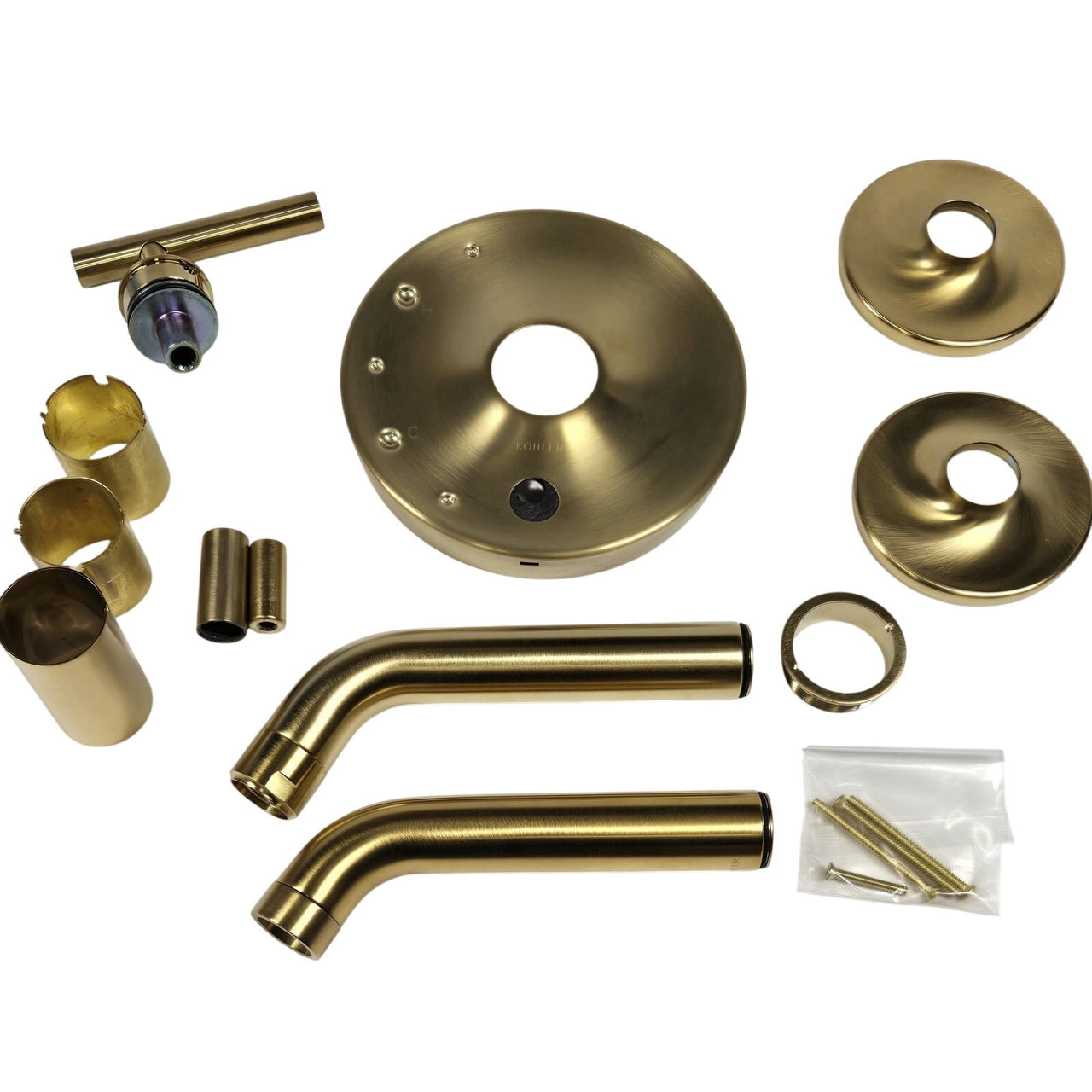 Kohler T14420-4L-2MB Purist Bath and Shower Trim Kit - Brushed Moderne Brass