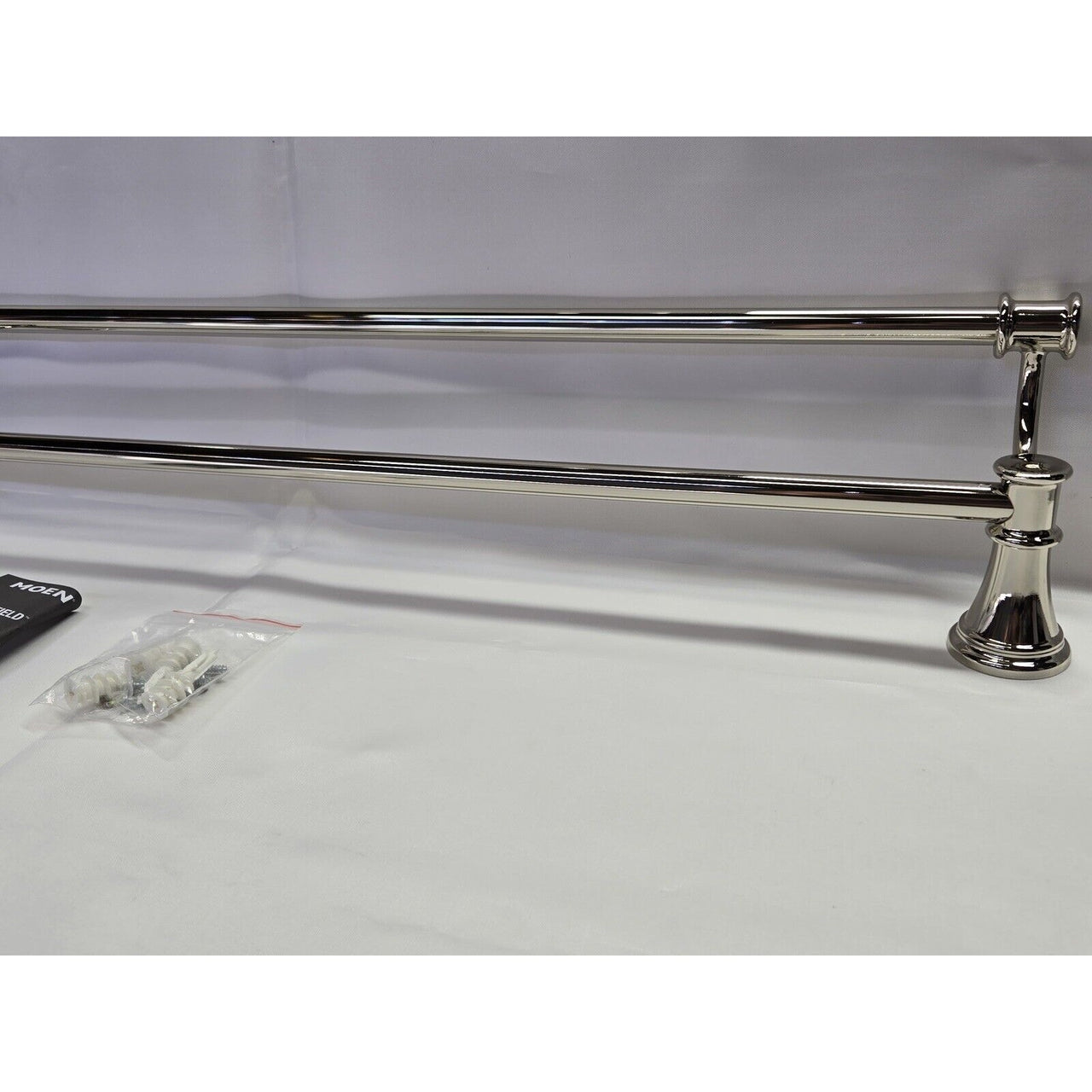 Moen YB6422NL Belfield 24" Double Towel Bar - Polished Nickel