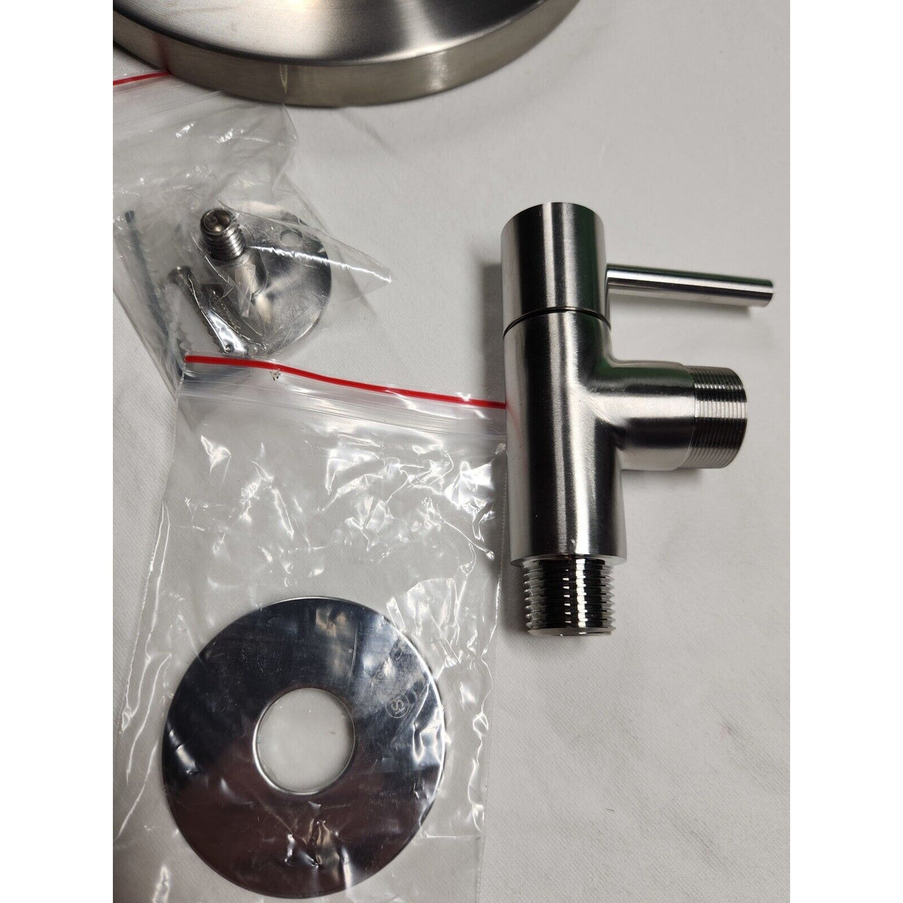 Signature Hardware 401594 Stainless Steel Outdoor Shower Trim with Shower Head