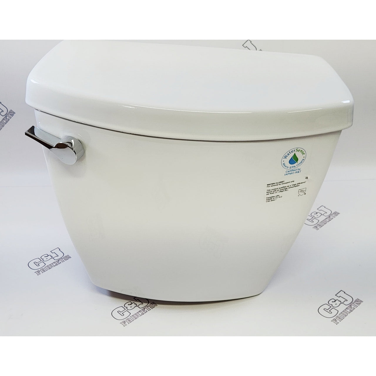 Signature Hardware SHBD200WH Bradenton 1.28 GPF Toilet Tank - White