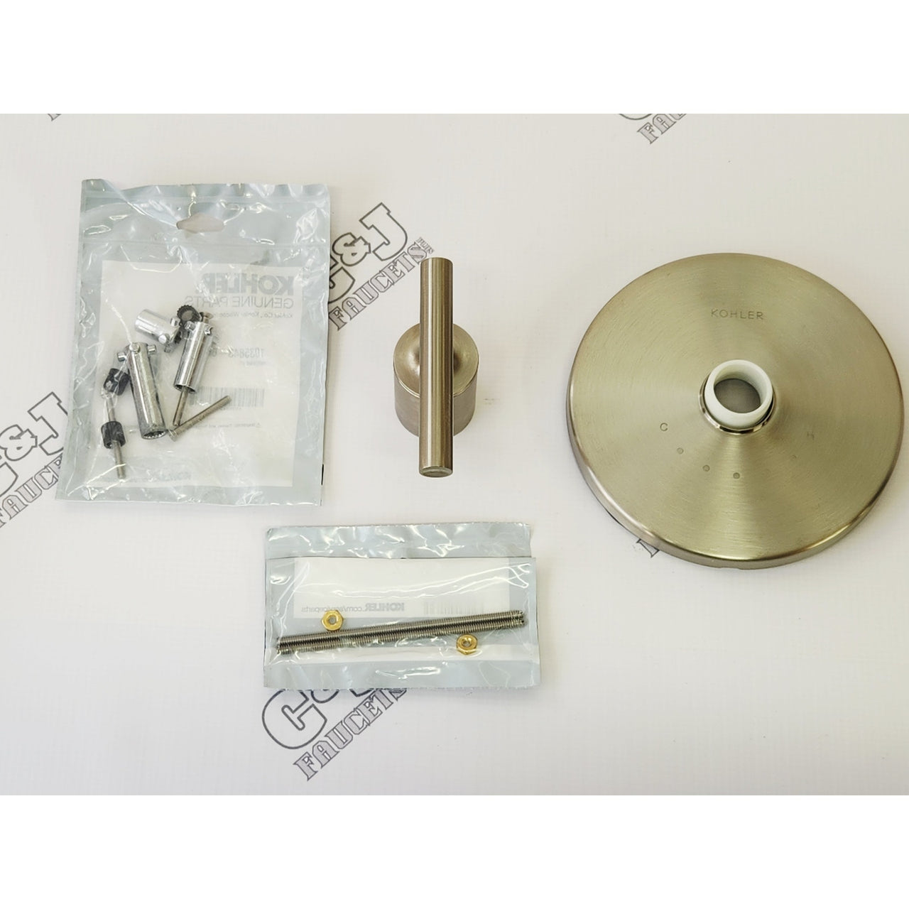 Kohler T14488-4-BN Purist Temperature Control Valve Trim - Brushed Nickel