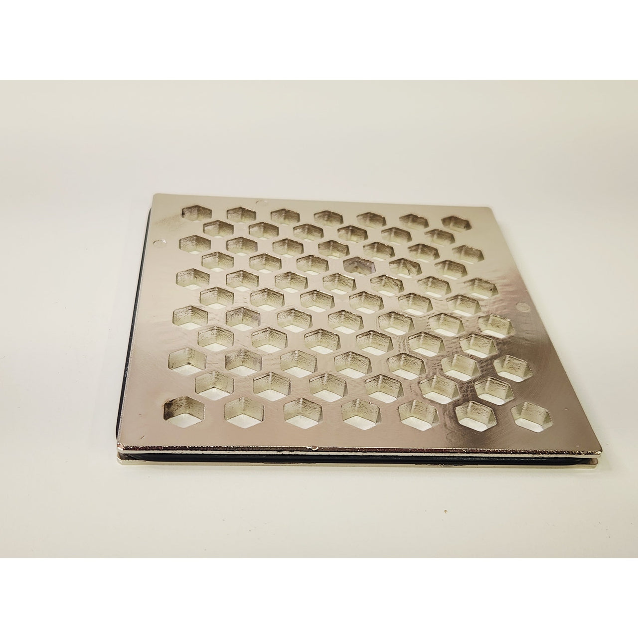 Newport Brass 233-407/15 4-1/16" Grid Shower Drain Cover - Polished Nickel