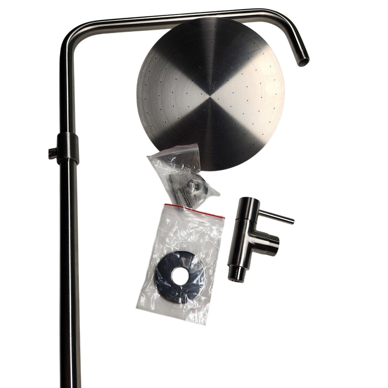 Signature Hardware 401594 Stainless Steel Outdoor Shower Trim with Shower Head