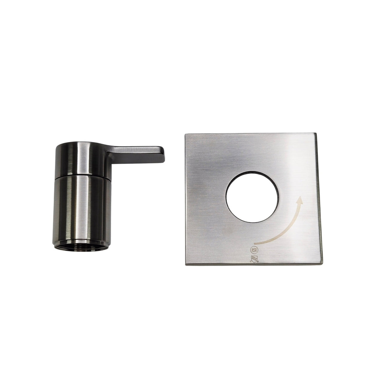 Signature Hardware 448236 Hibiscus Volume Control Trim Less Valve - Brush Nickel