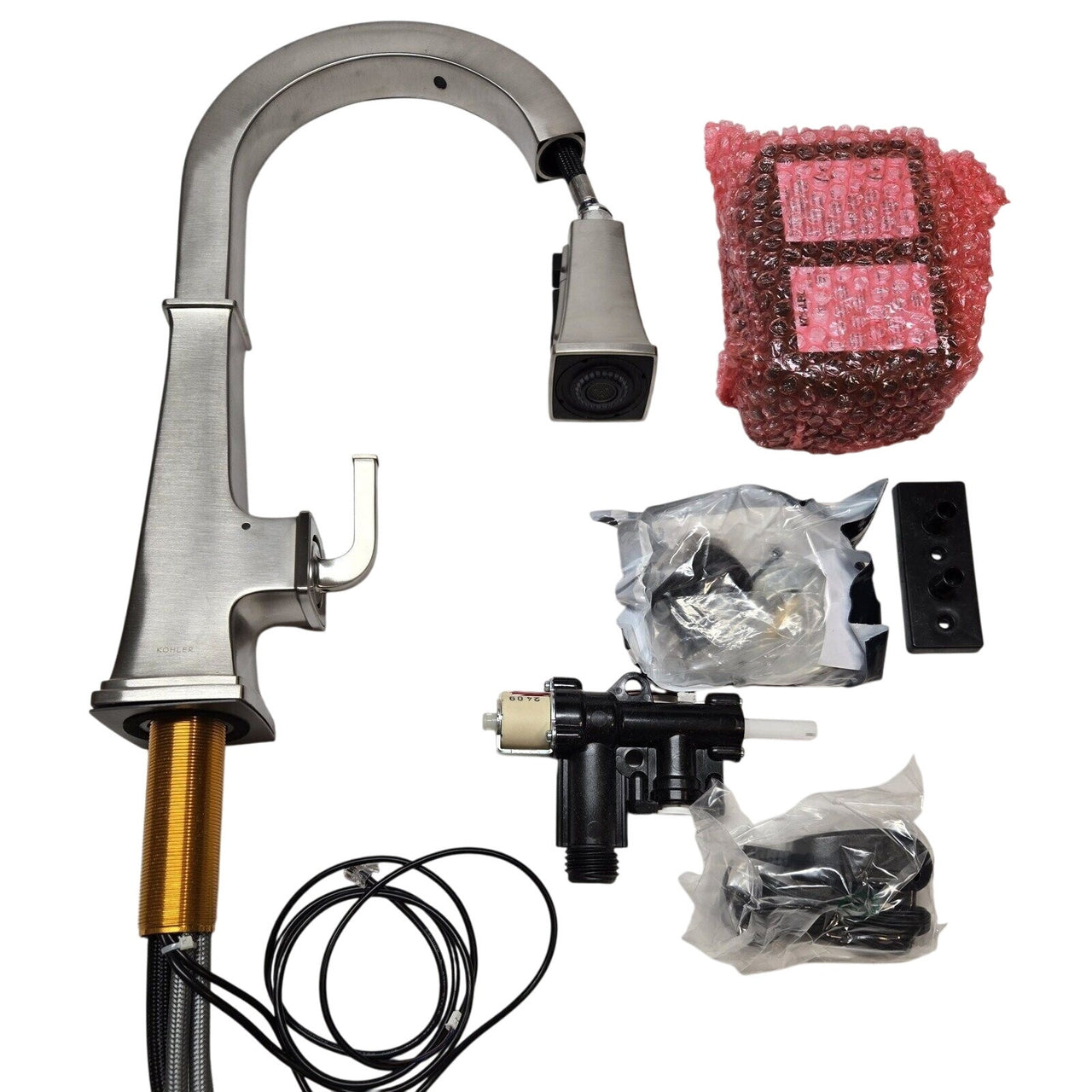 Kohler 23832-VS Riff Touchless Pull-Down Kitchen Sink Faucet - Vibrant Stainless