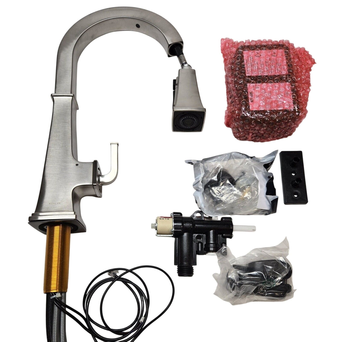 Kohler 23832-VS Riff Touchless Pull-Down Kitchen Sink Faucet - Vibrant Stainless