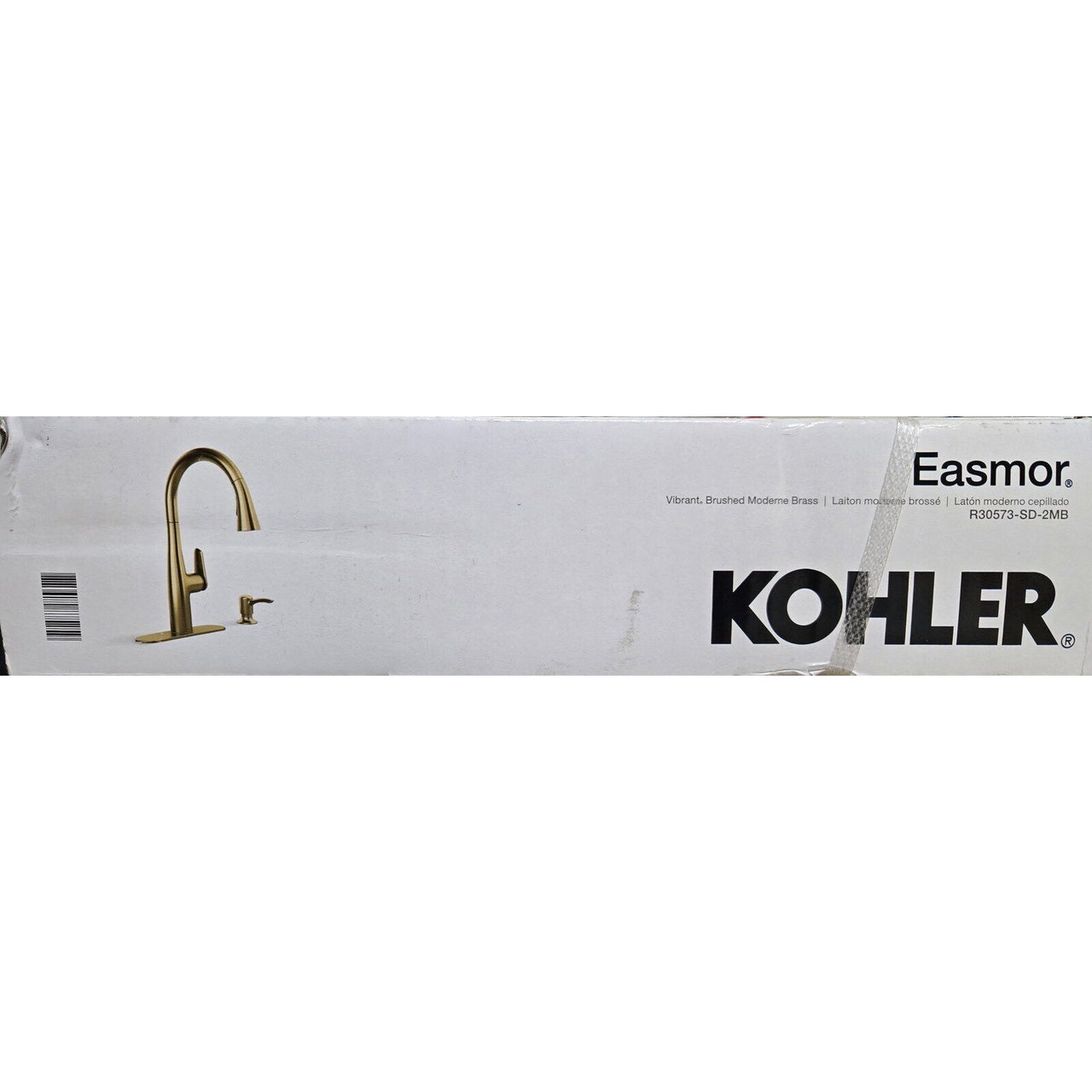 Kohler R30573-SD-2MB Easmor Pull Down Sprayer Kitchen Faucet - Brushed Brass