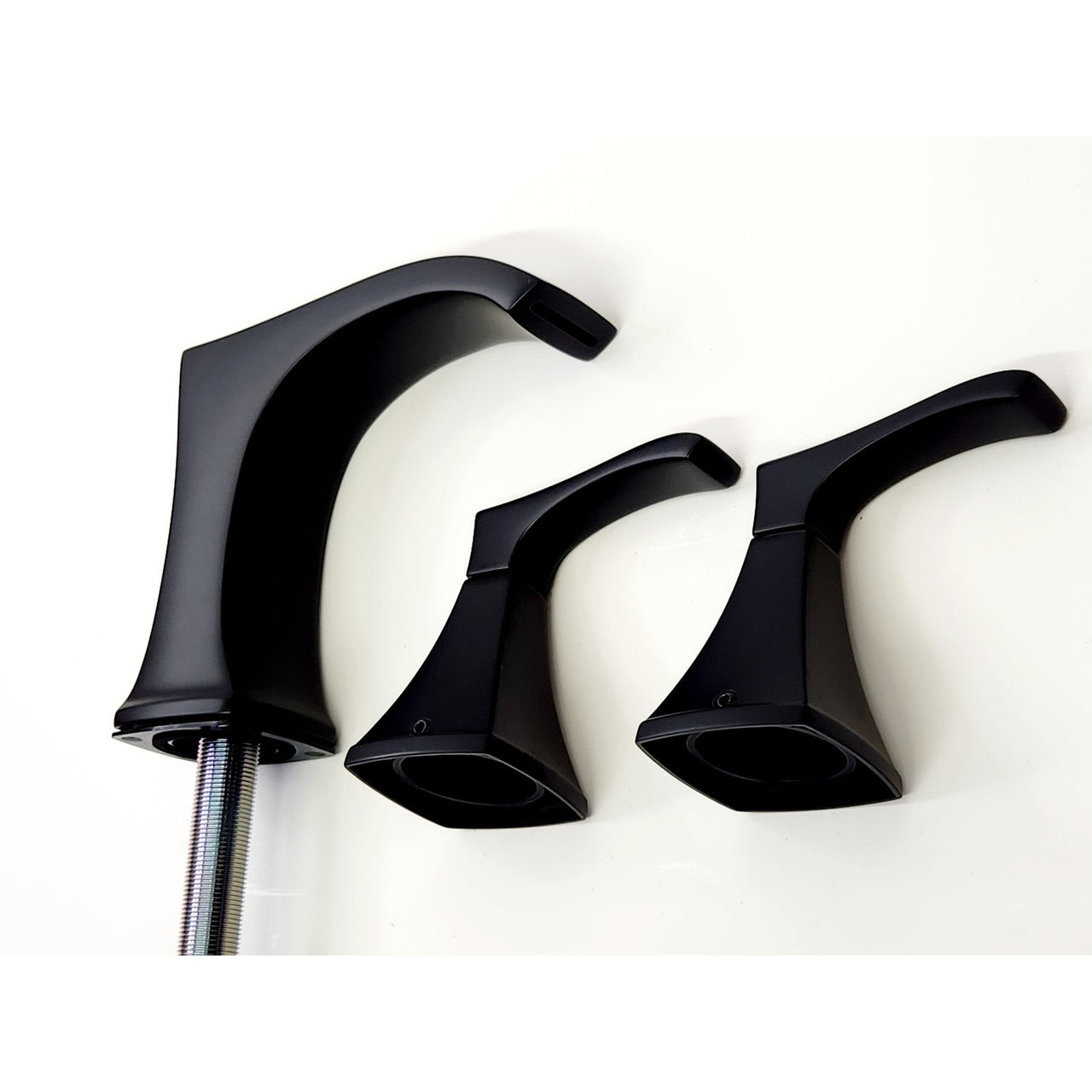 Pfister LF-049-VNBB Venturi 8 in. Widespread Bathroom Faucet - Matte Black