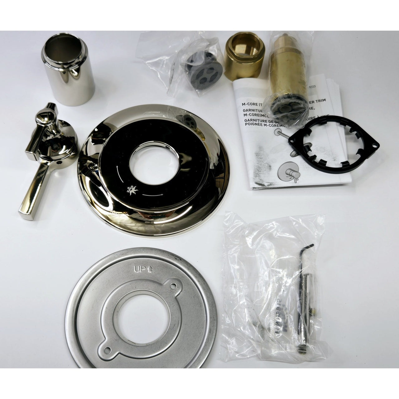 Moen UTS4910NL Flara M-CORE 4-Series Thermostatic Valve Trim - Polished Nickel