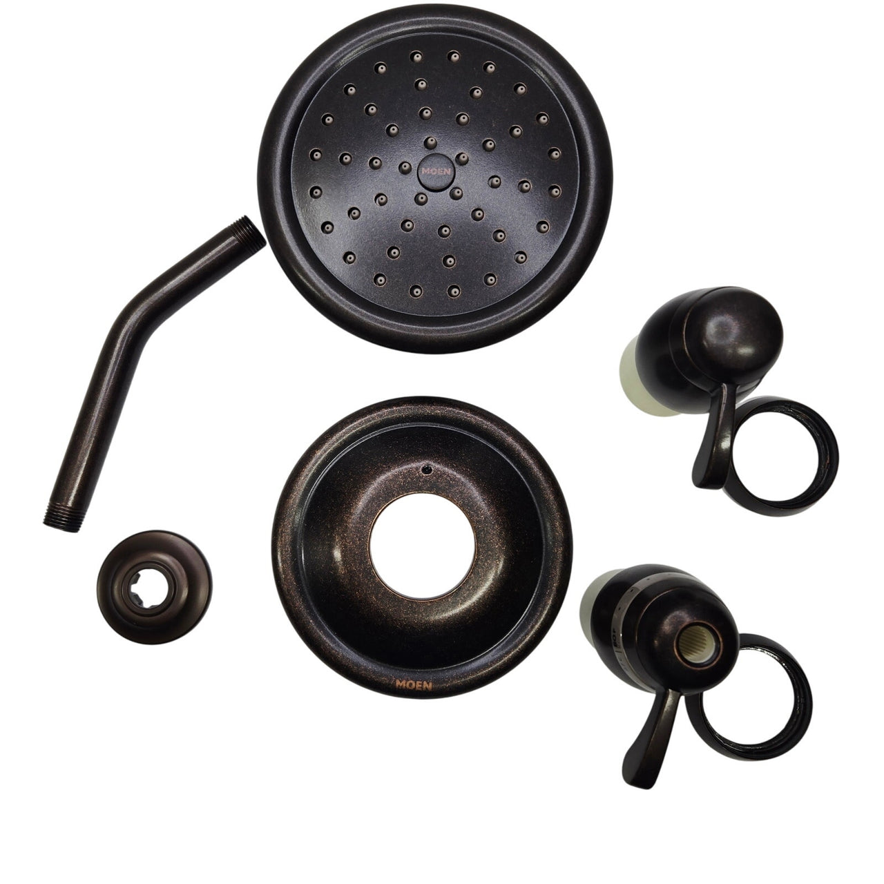 Moen TS3400ORB ExactTemp Shower Trim with Rain Shower Head - Oil Rub Bronze READ