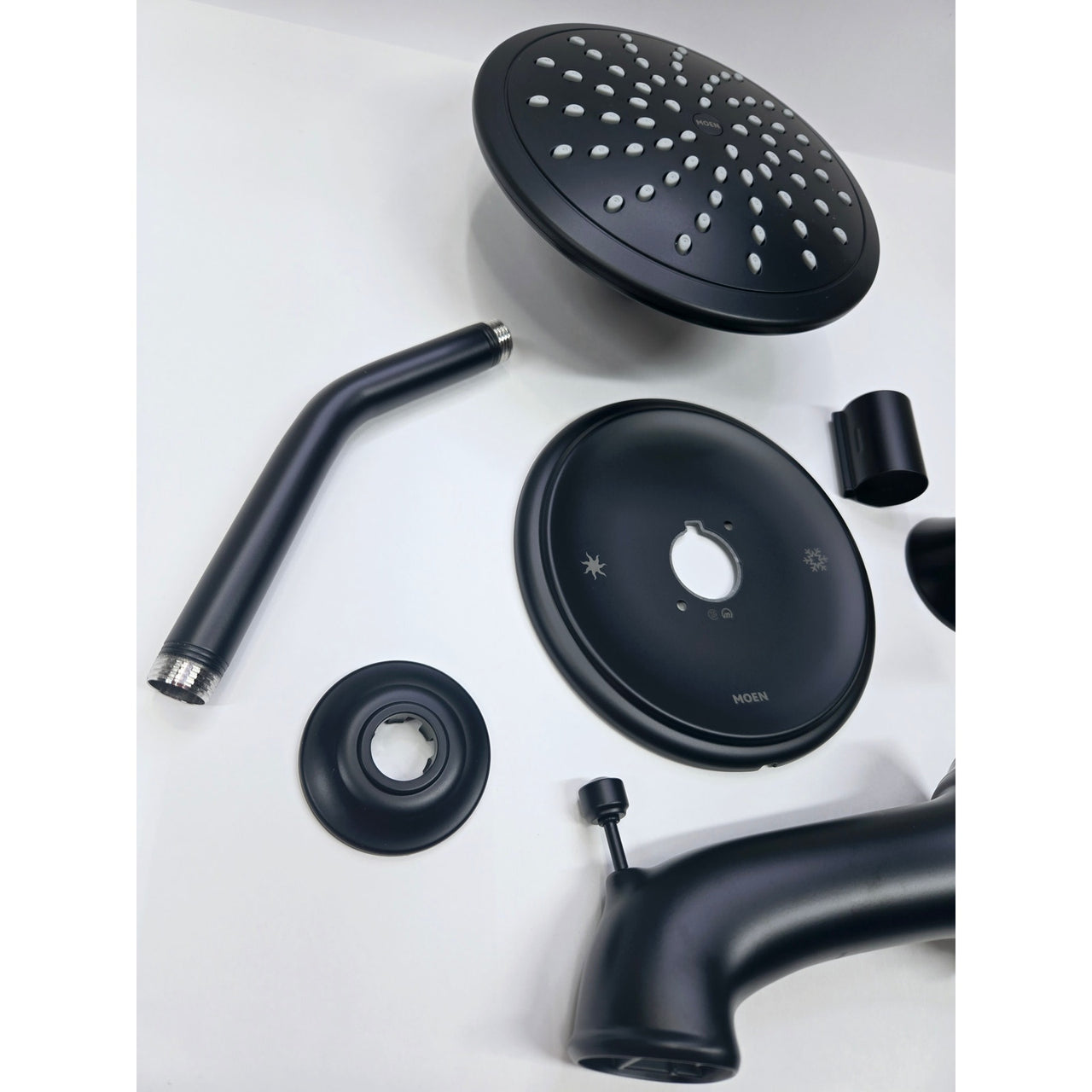Moen T2283EPBL Dartmoor Posi-Temp Tub/Rain Shower Faucet Trim Kit  - Matte Black