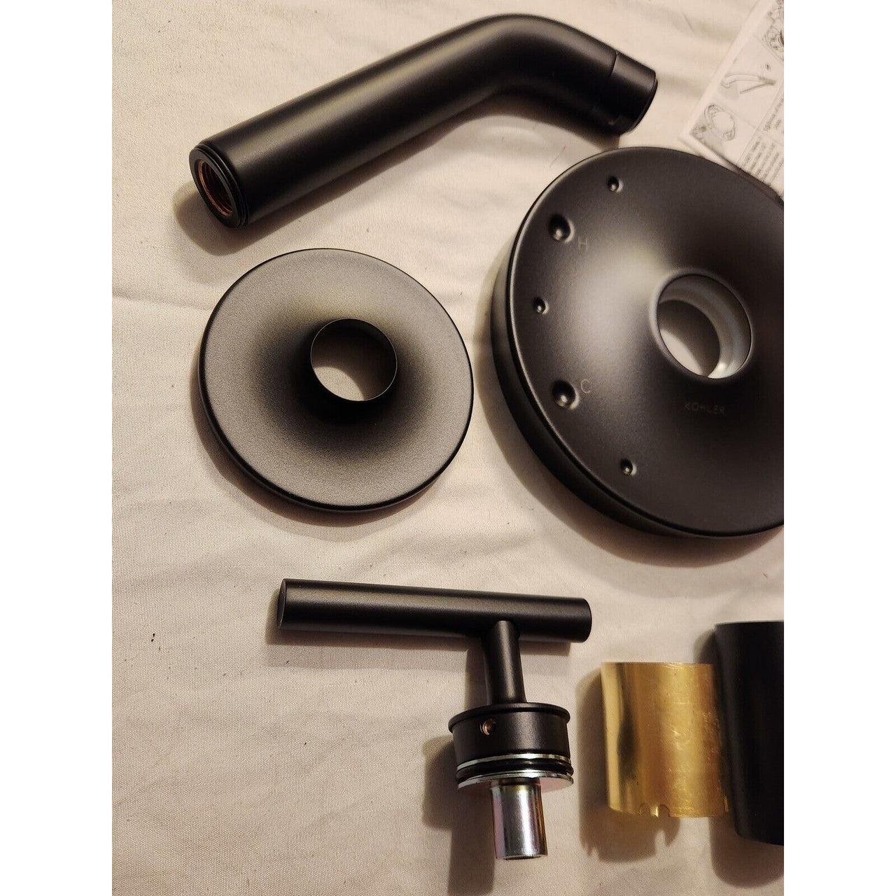 Kohler TLS14422-4-BL Purist Rite-Temp Valve Trim, NO Valve - Matte Black