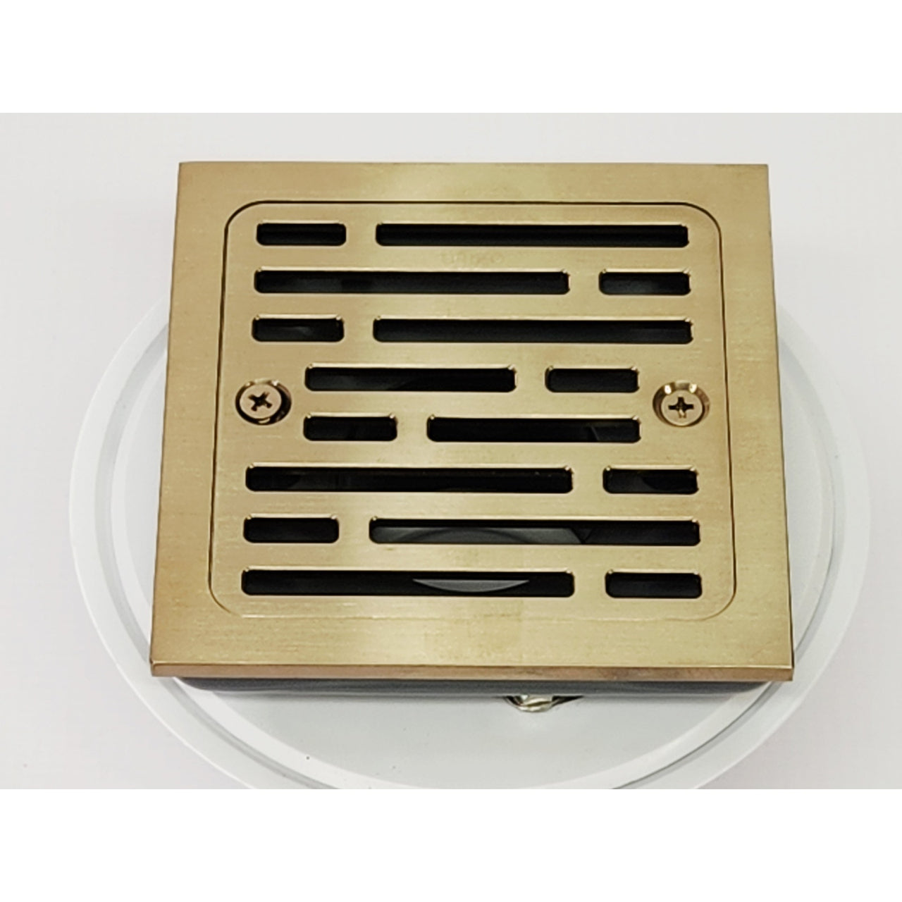 Brizo BT062415-GL 4" Tile-In Square Shower Drain - Luxe Gold