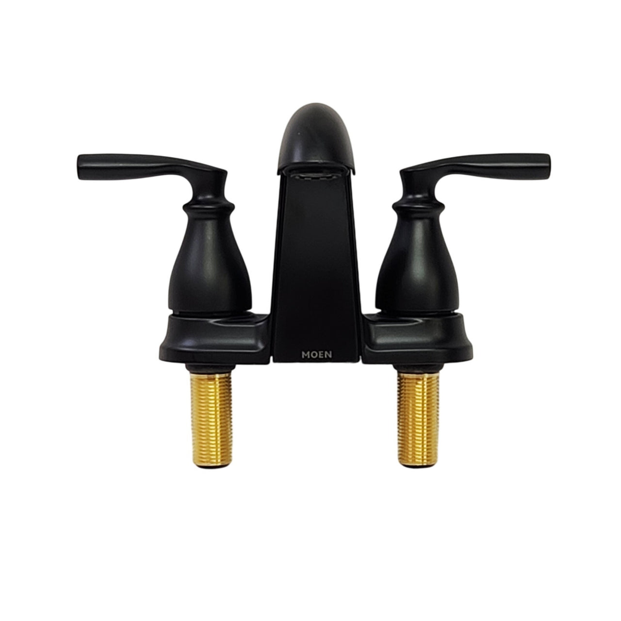 Moen 84532BL Hilliard 1.2 GPM Centerset Bathroom Faucet - Matte Black