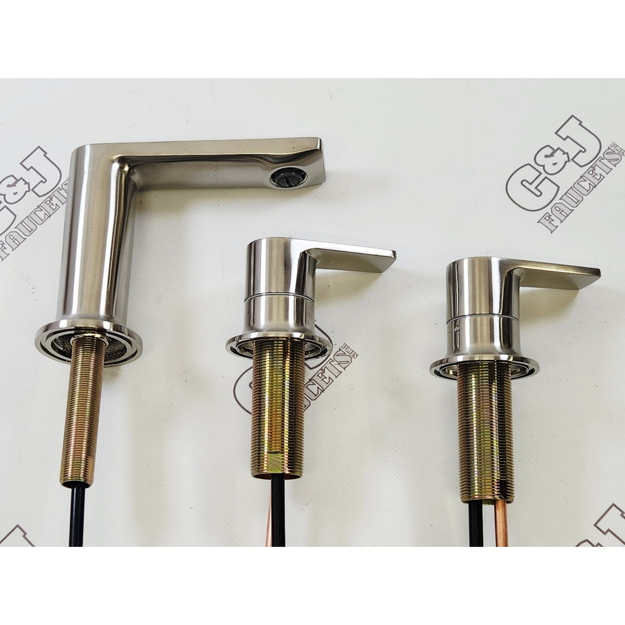 Signature Hardware 482807 Berwyn Widespread Bathroom Faucet- Brushed Nickel READ