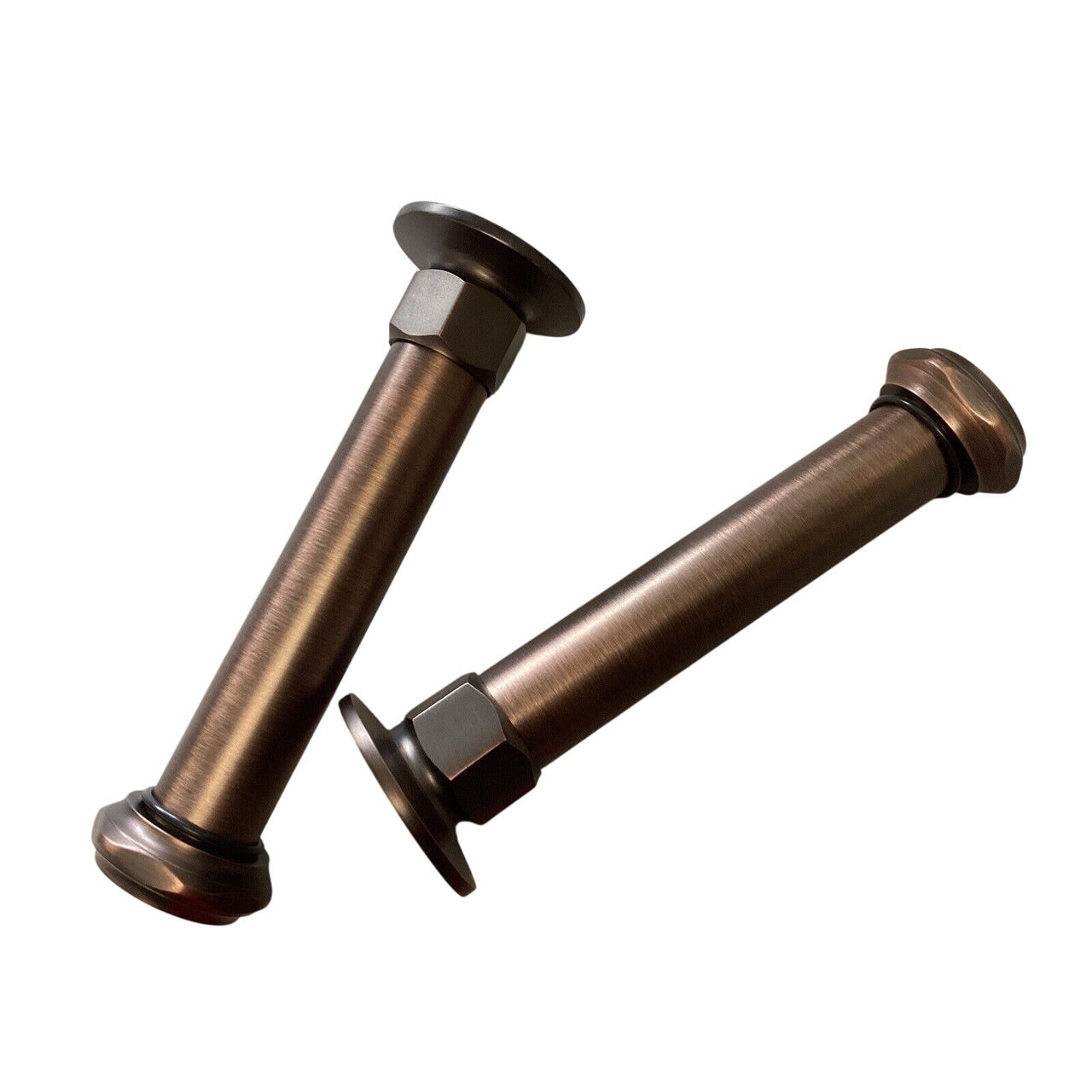 Signature Hardware 329451 6" Wall-Mount Coupler, Set of 2 - Oil Rubbed Bronze