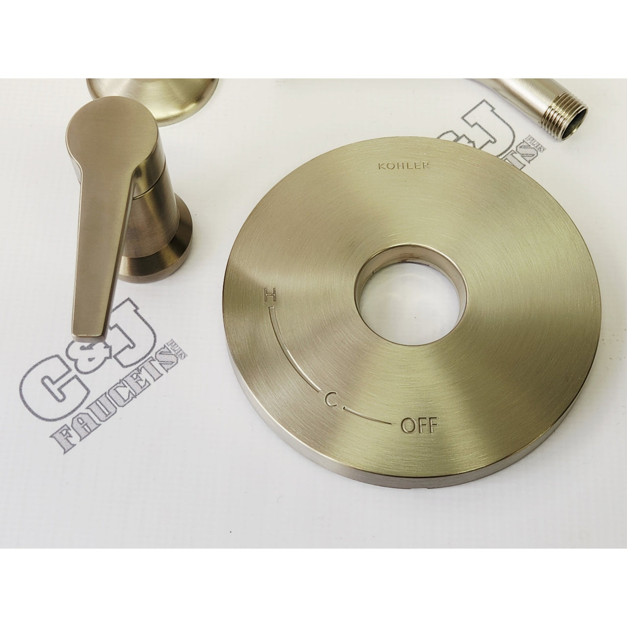 Kohler TLS97074-4-BN Pitch Bath and Shower Trim Kit - Brushed Nickel READ