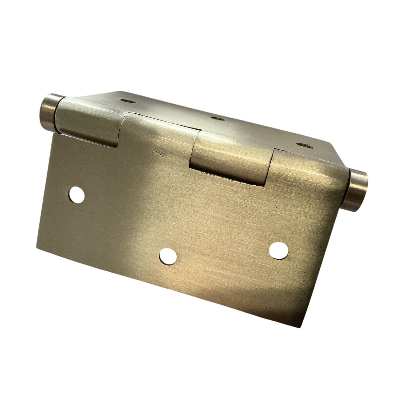 Signature Hardware 461727 Solid Brass Mortise Door Hinge, 3-1/2 in - Satin Brass