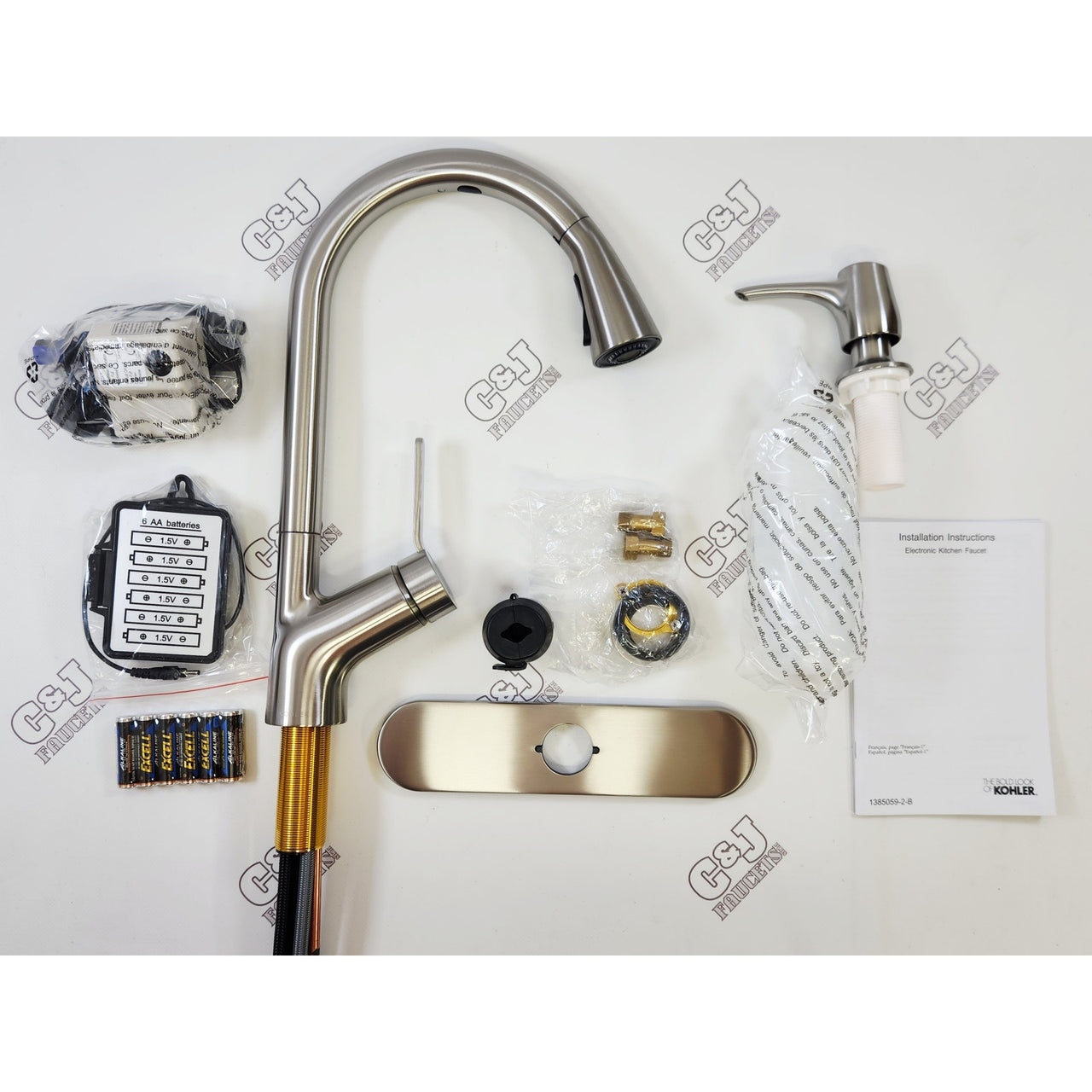Kohler R22898-SD-VS Setra Touchless Pull Down 1.5 GPM Faucet - Vibrant Stainless
