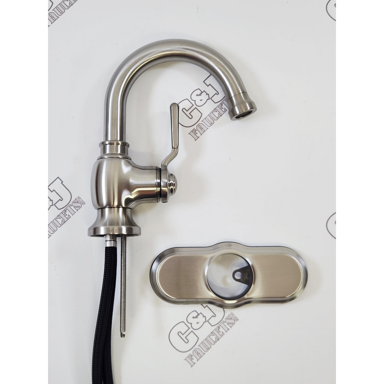 Kohler R76255-4D-BN Worth Single Hole 1.2 GPM Bathroom Faucet - Brushed Nickel