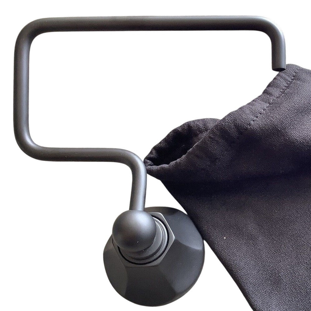 Rohl WE8MB Wellsford Wall Mounted Euro Toilet Paper Holder - Matte Black